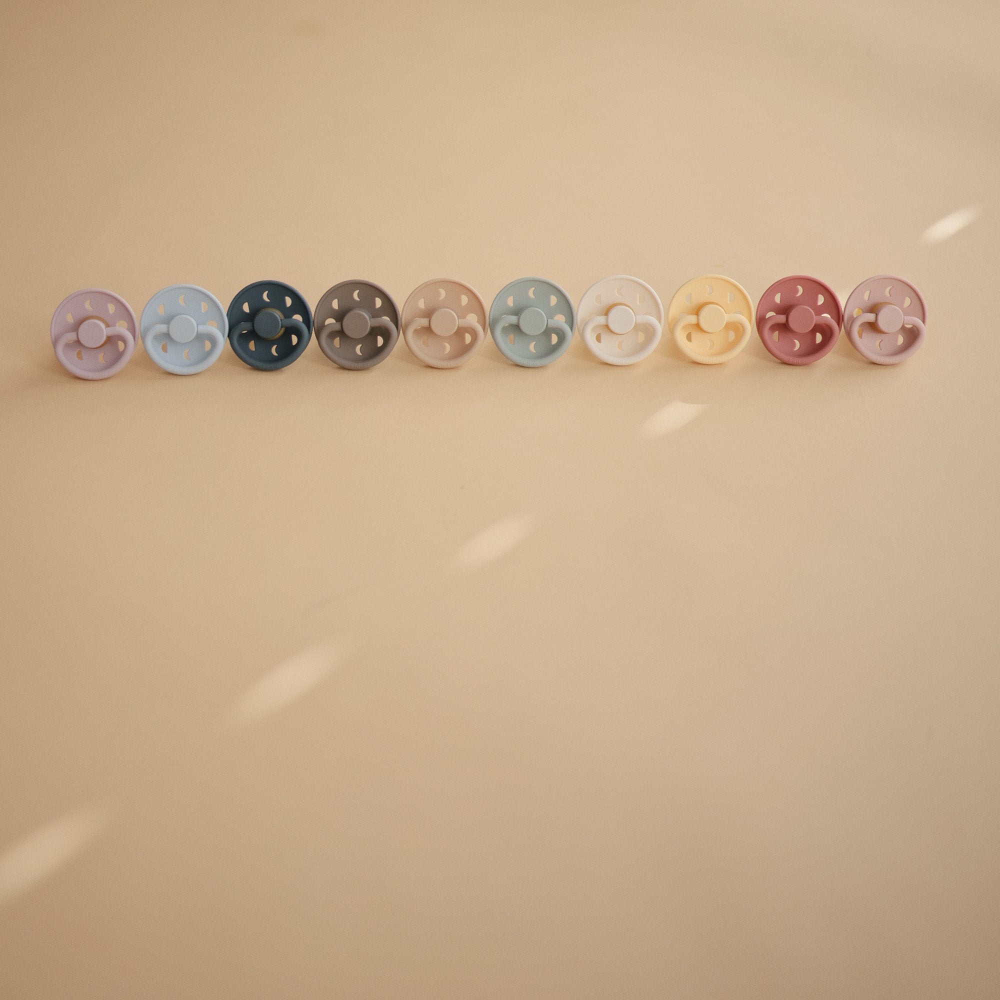 FRIGG Moon Silicone Pacifier 2-Pack {Drop Ship}