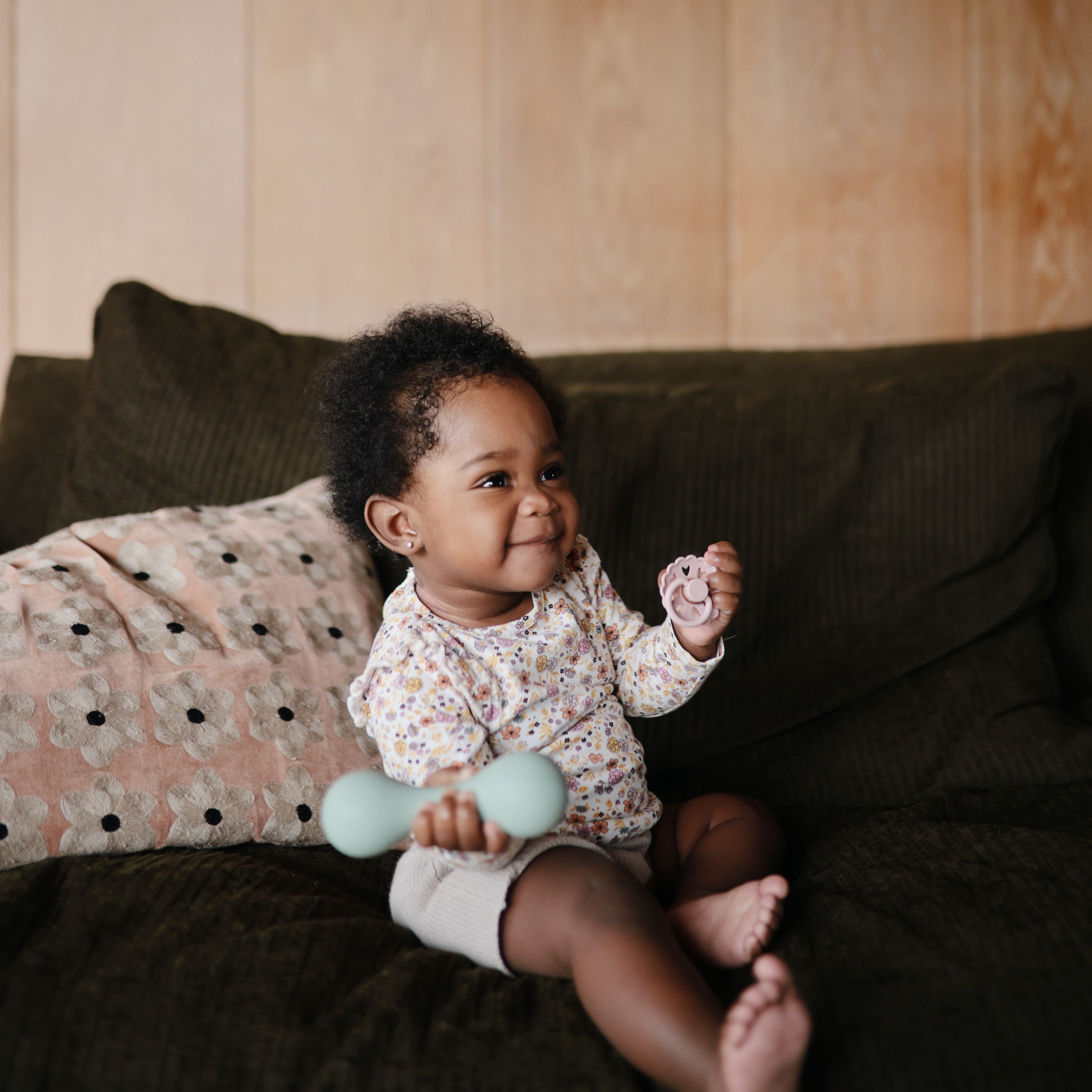 Silicone Baby Rattle Toy {Drop Ship}