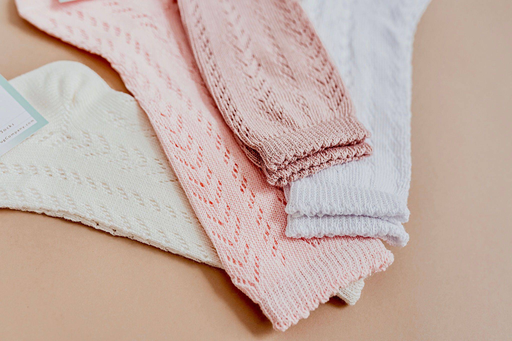 LLB Crochet Knee High Socks (2 pairs in each pack) {DROP SHIP}