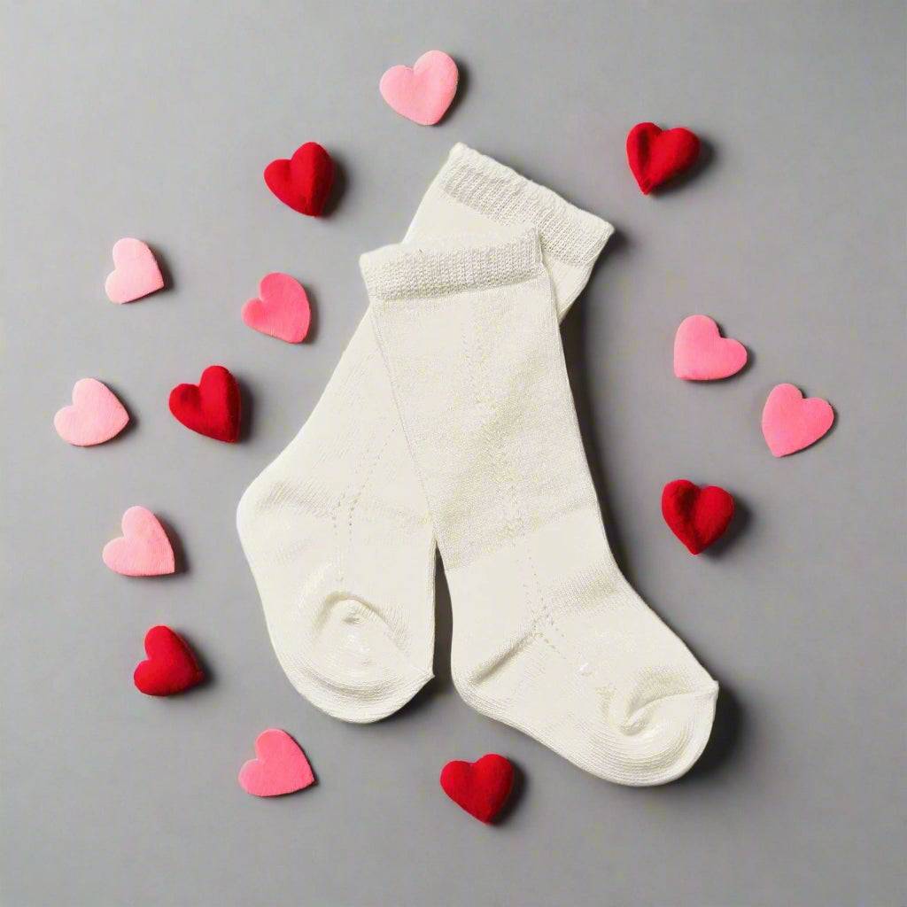 LLB Eyelet Knee High Socks {DROP SHIP}