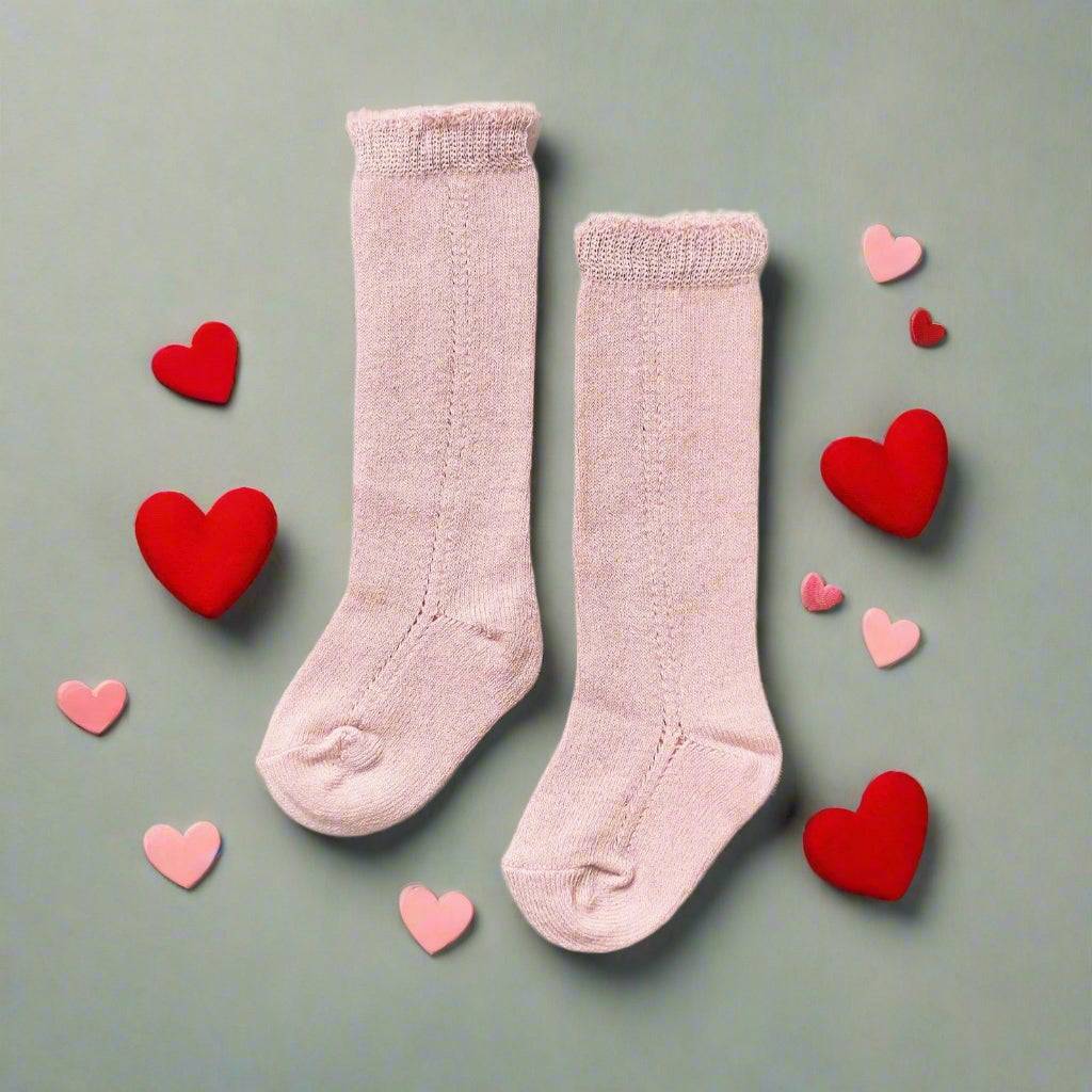 LLB Eyelet Knee High Socks {DROP SHIP}