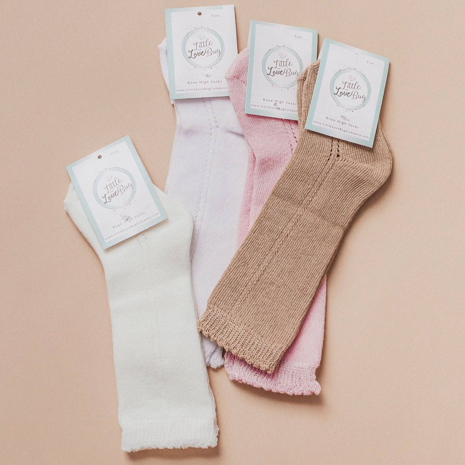 LLB Eyelet Knee High Socks {DROP SHIP}
