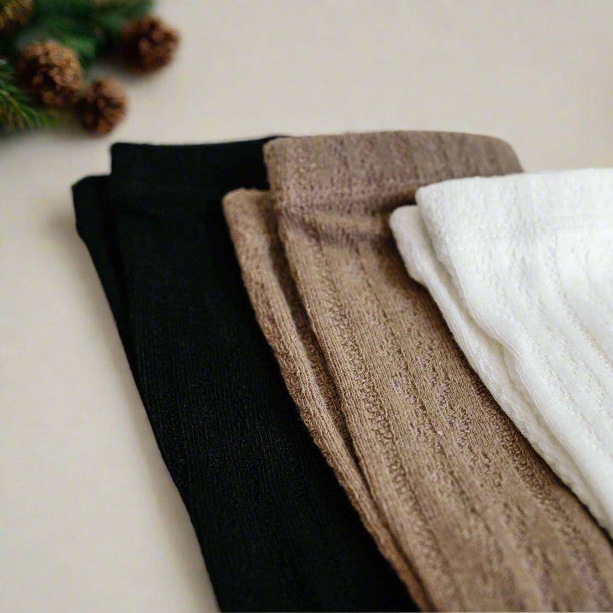Little Love Bug Cable Knit Tights {DROP SHIP}