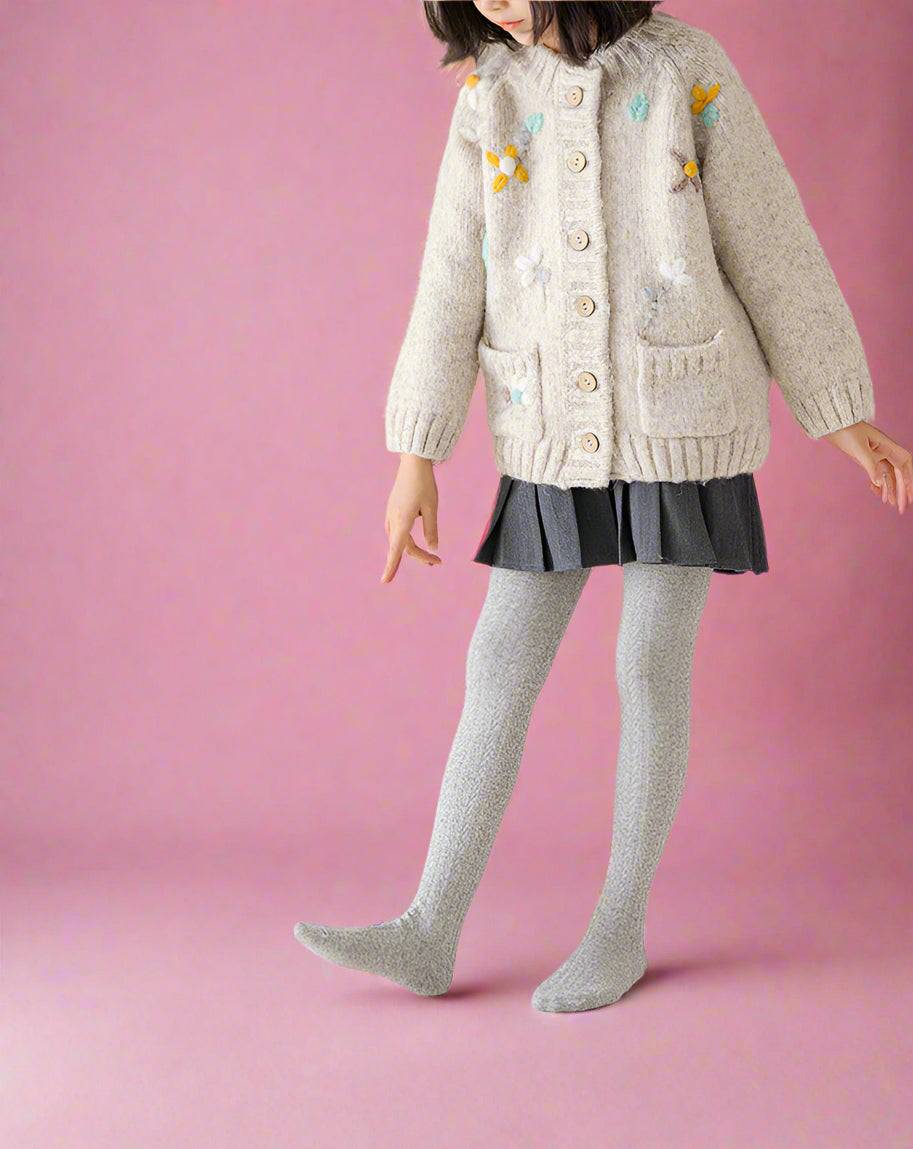 Little Love Bug Cable Knit Tights {DROP SHIP}