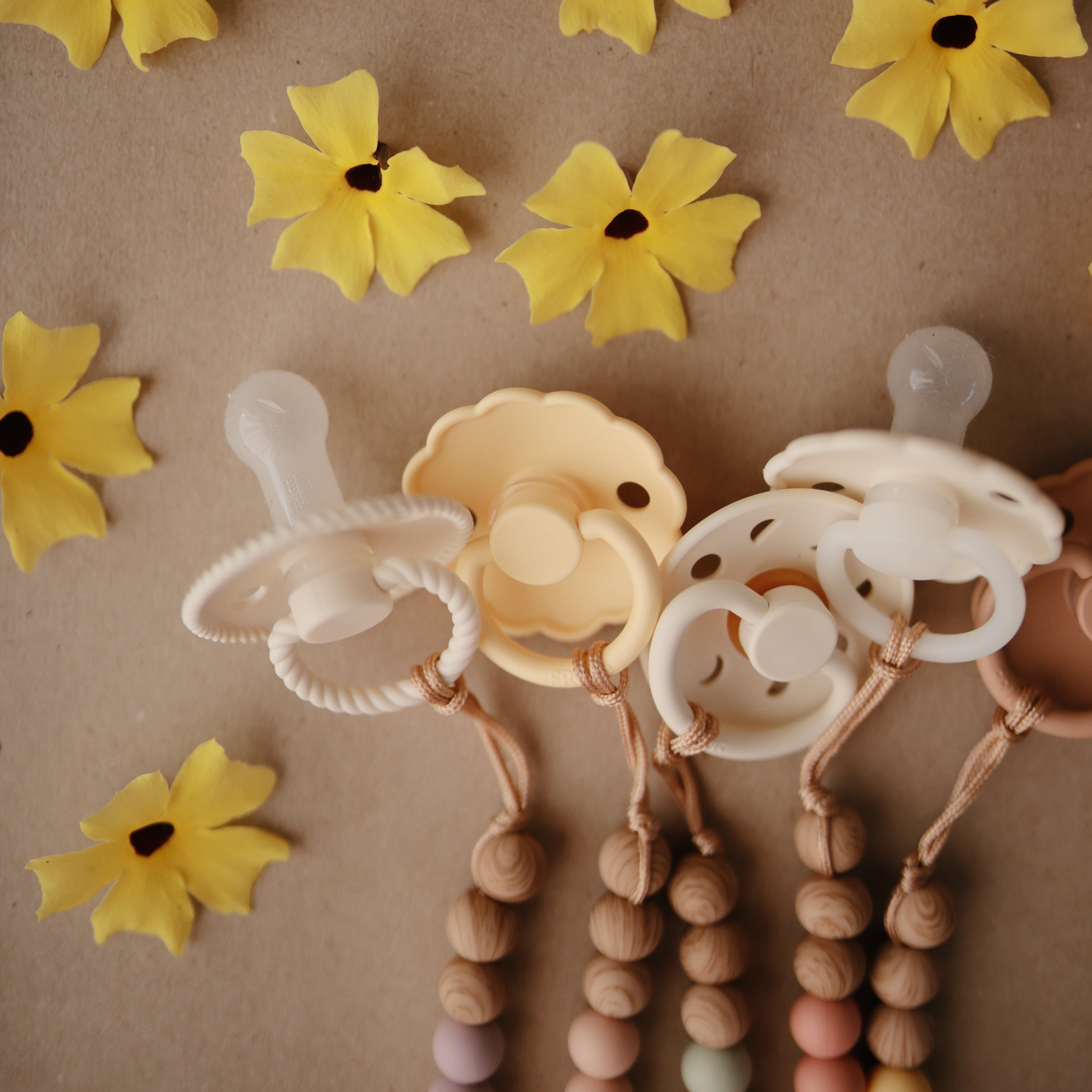 FRIGG Moon Silicone Pacifier 2-Pack {Drop Ship}