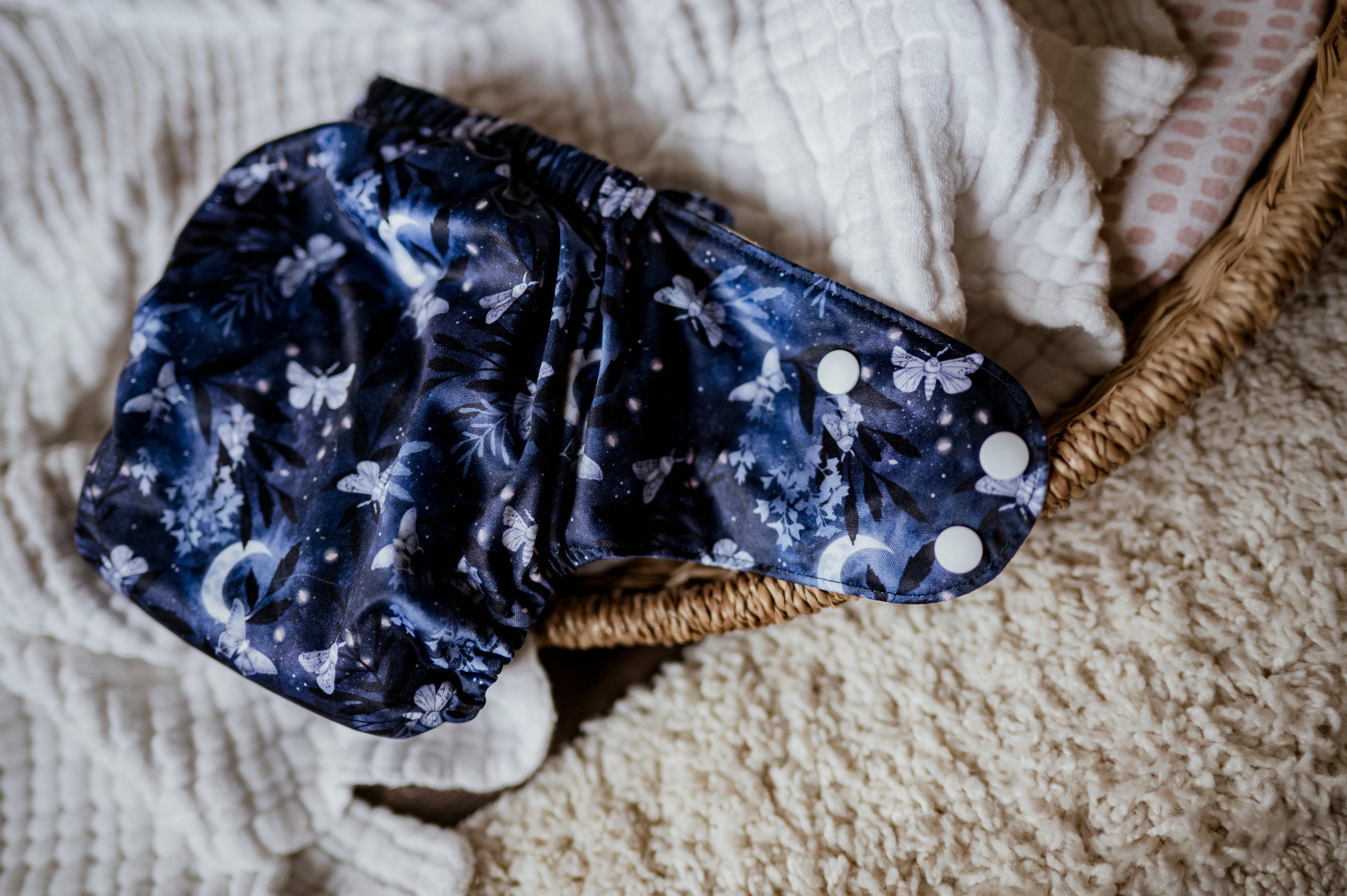 Midnight Flutter - (POCKET DIAPER)