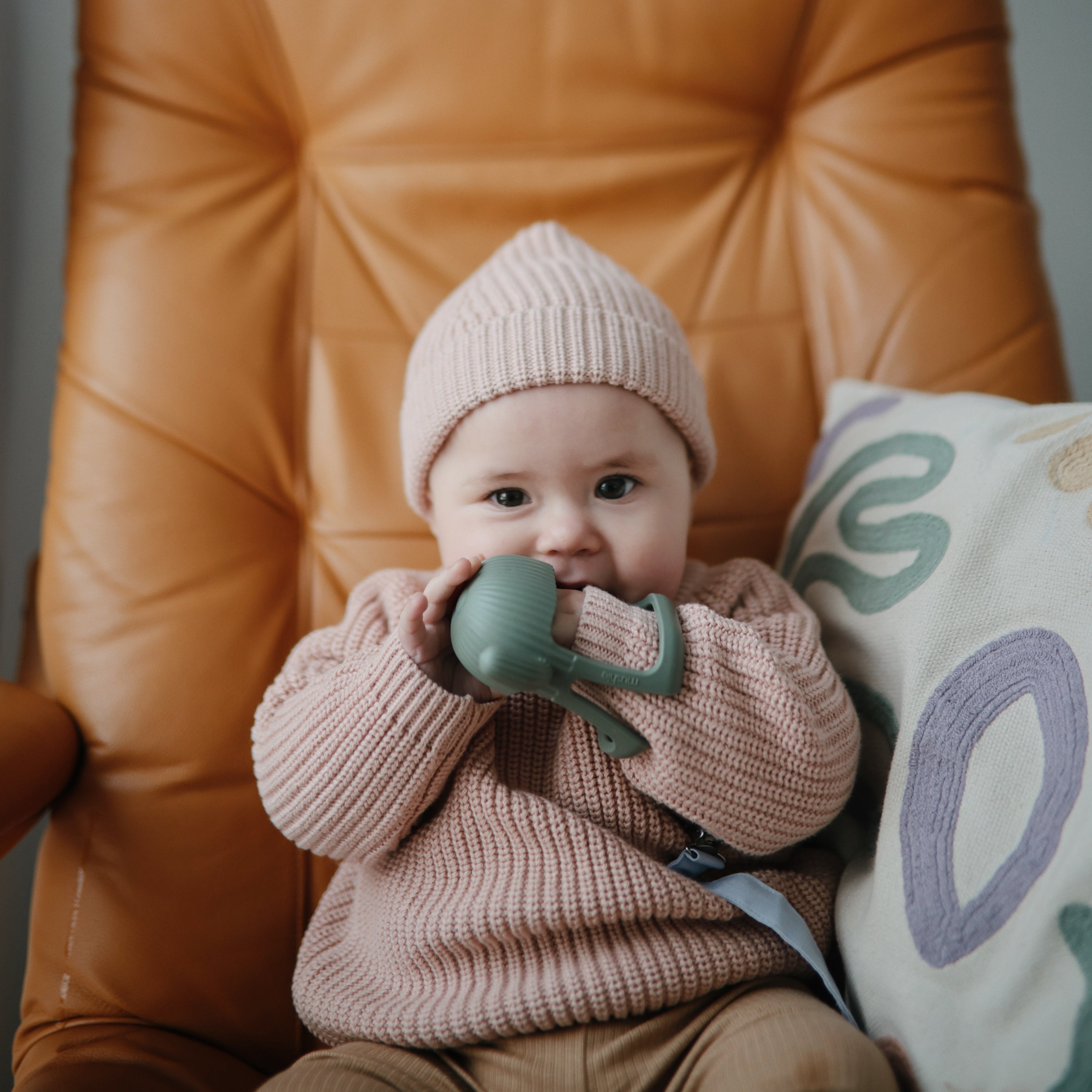 No-Drop Cactus Teether (Dried Thyme) {Drop Ship}