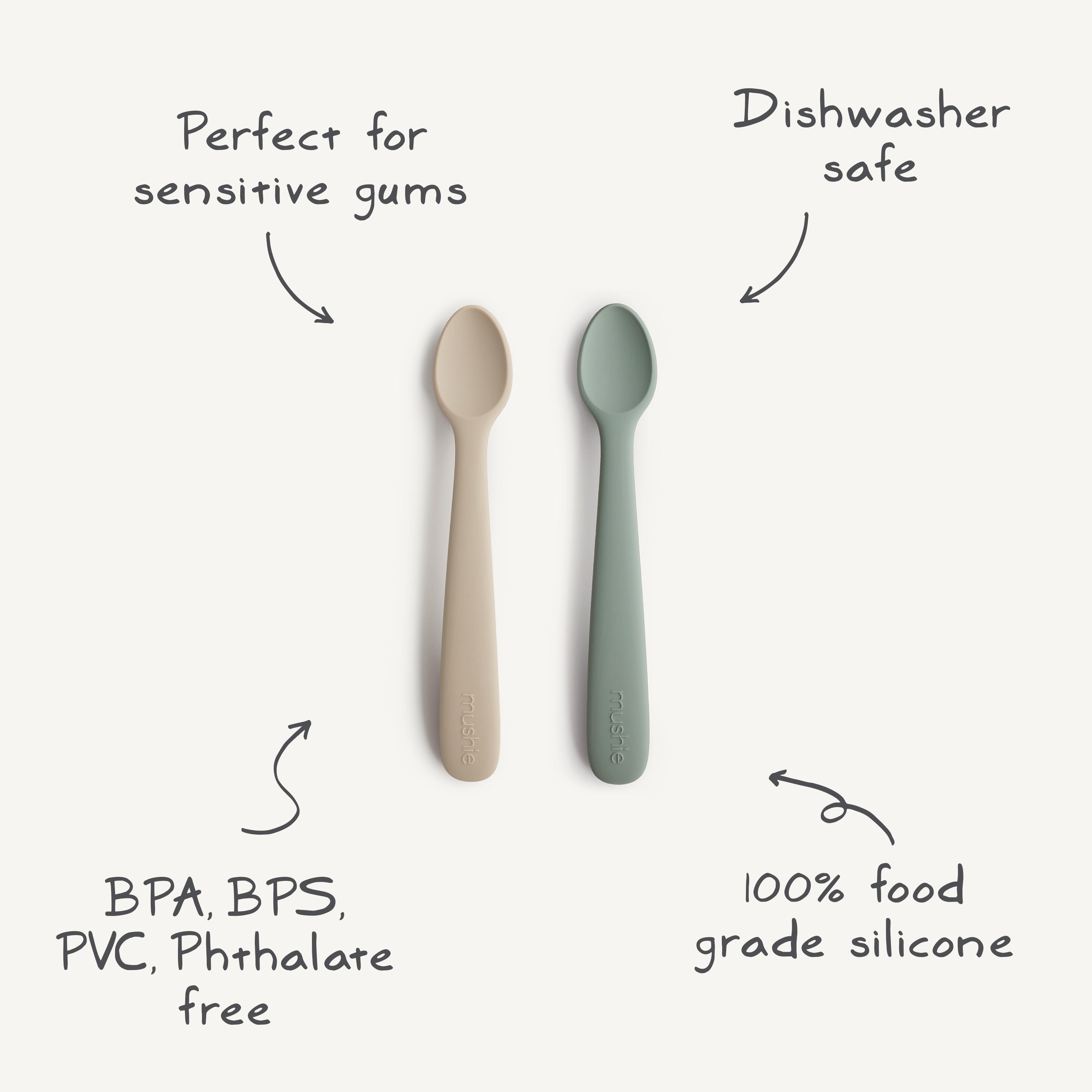 Silicone Feeding Spoons {Drop Ship}