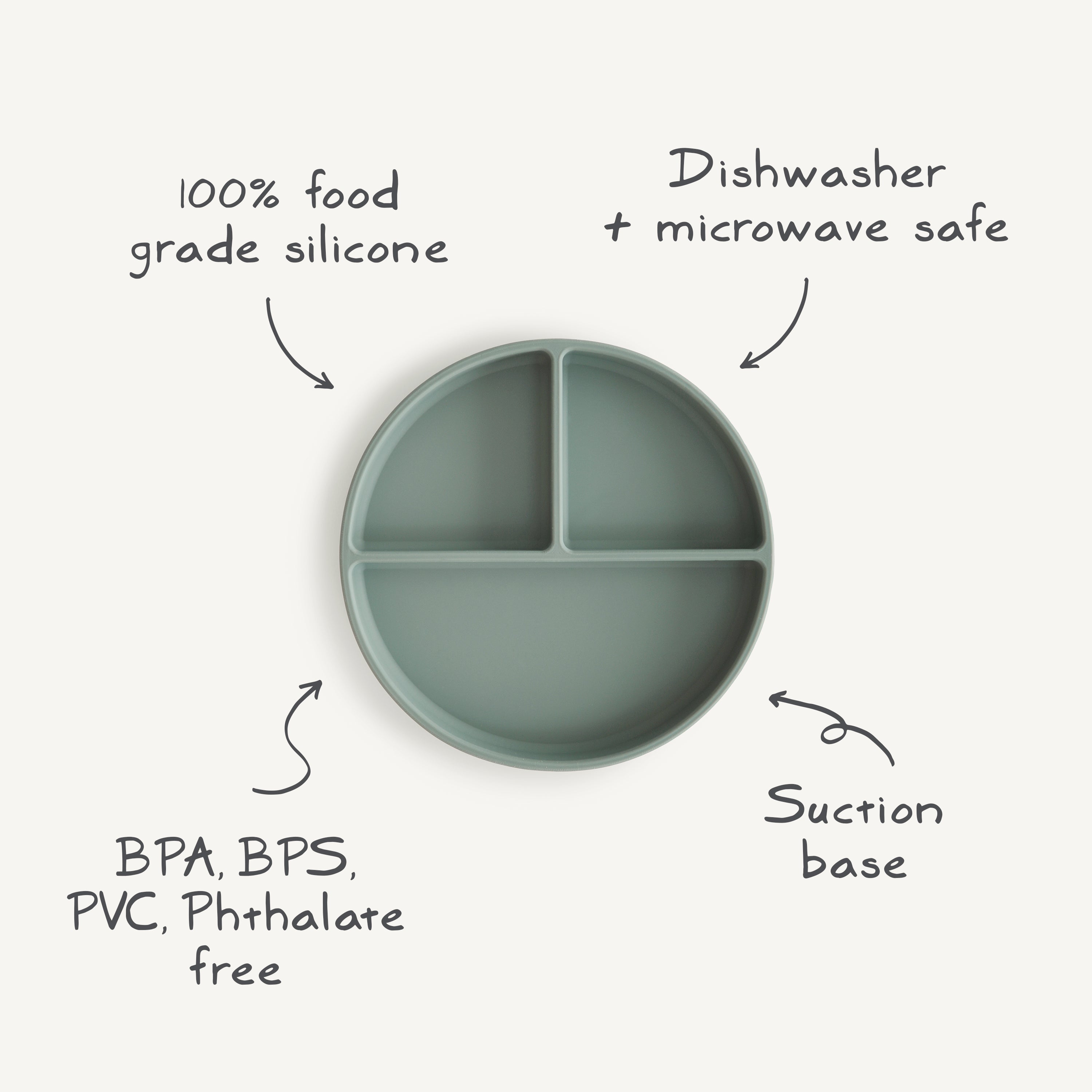 Silicone Suction Plate {Drop Ship}