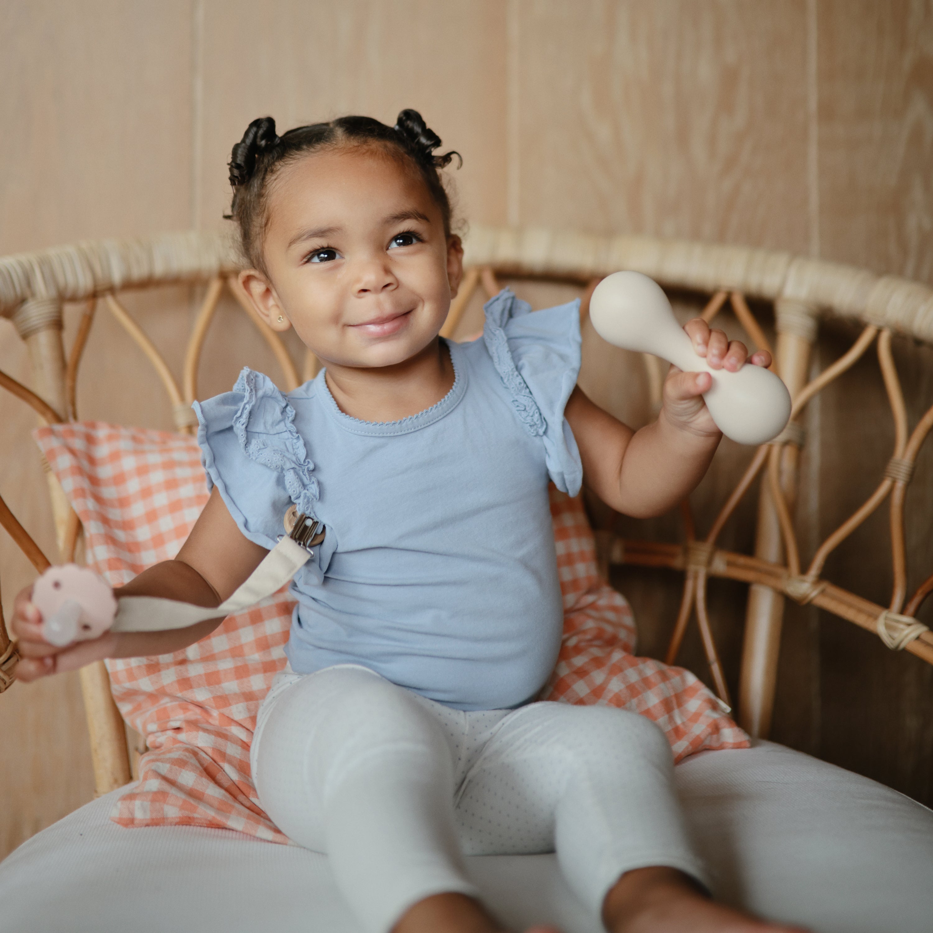 Silicone Baby Rattle Toy {Drop Ship}