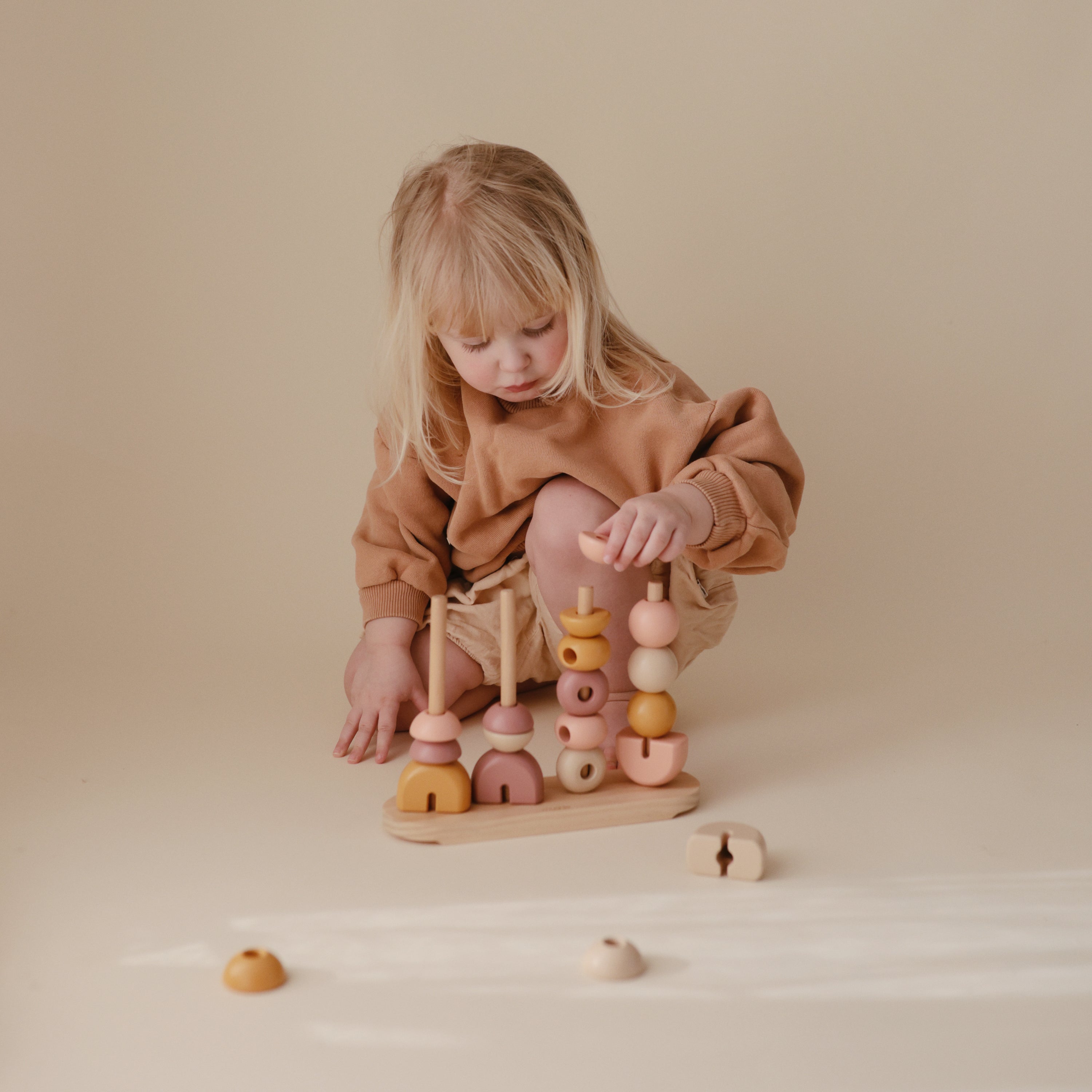 Wooden Multi Shape Stacker {Drop Ship}
