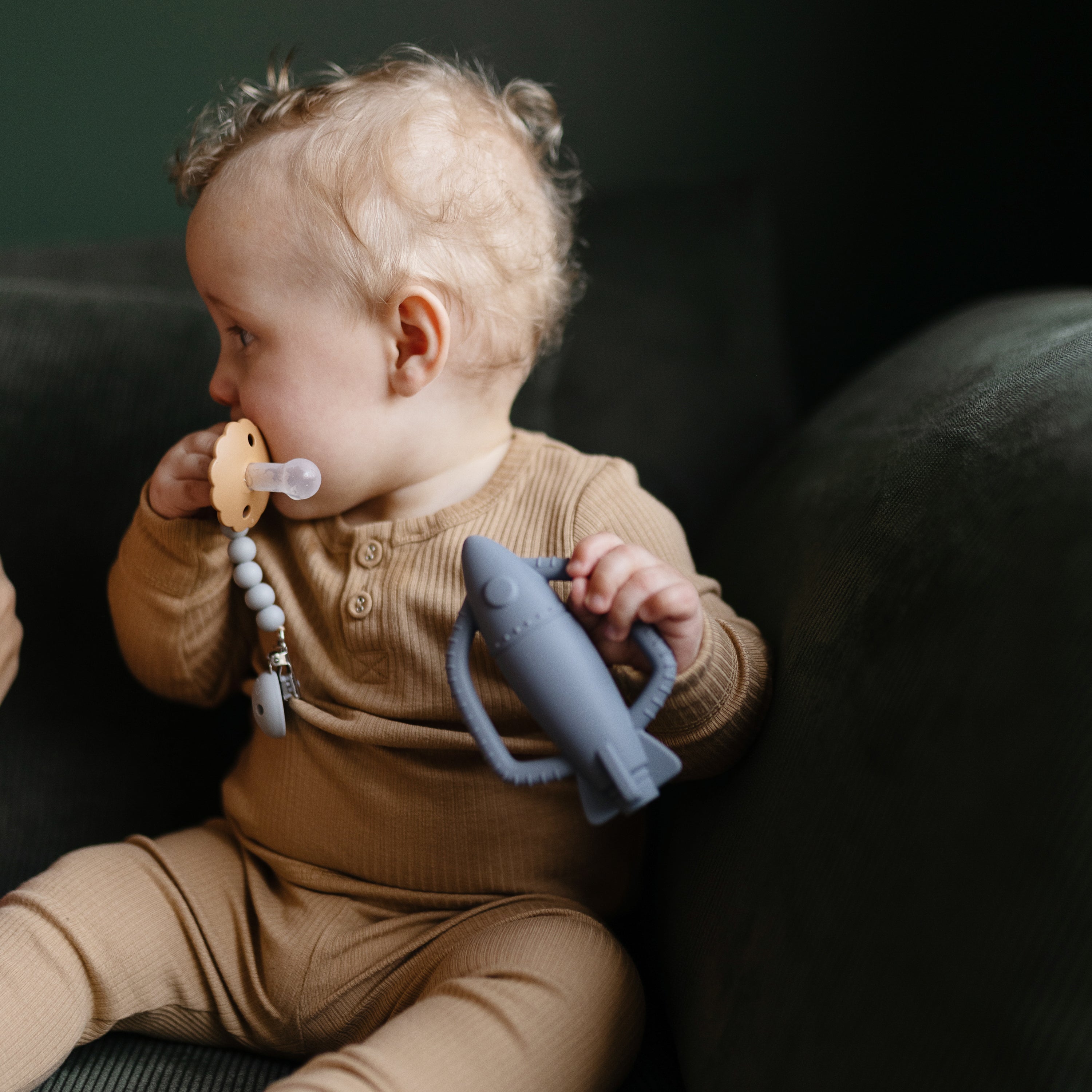 FRIGG Daisy Silicone Pacifier 2-Pack {Drop Ship}