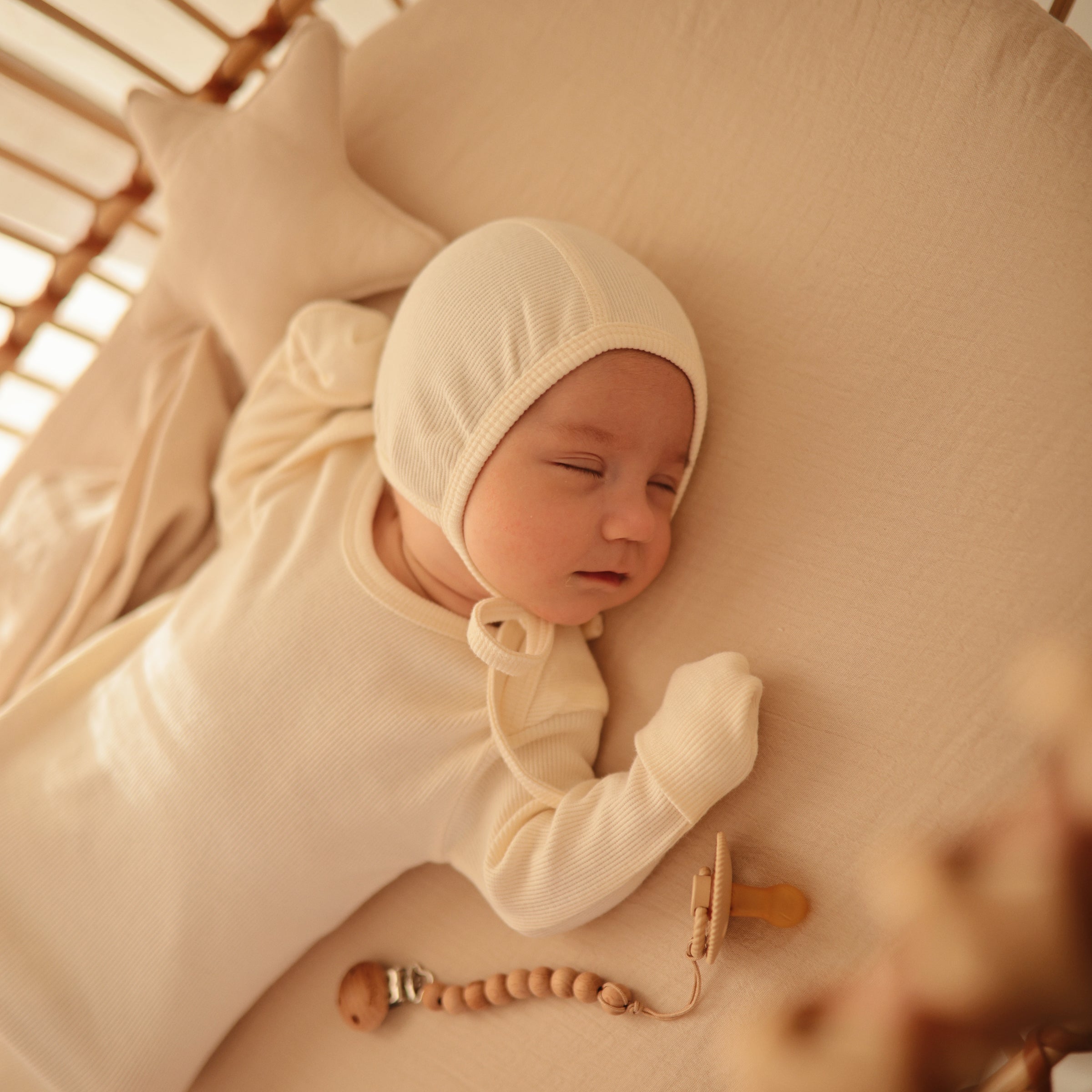 Ribbed Baby Bonnet {Drop Ship}