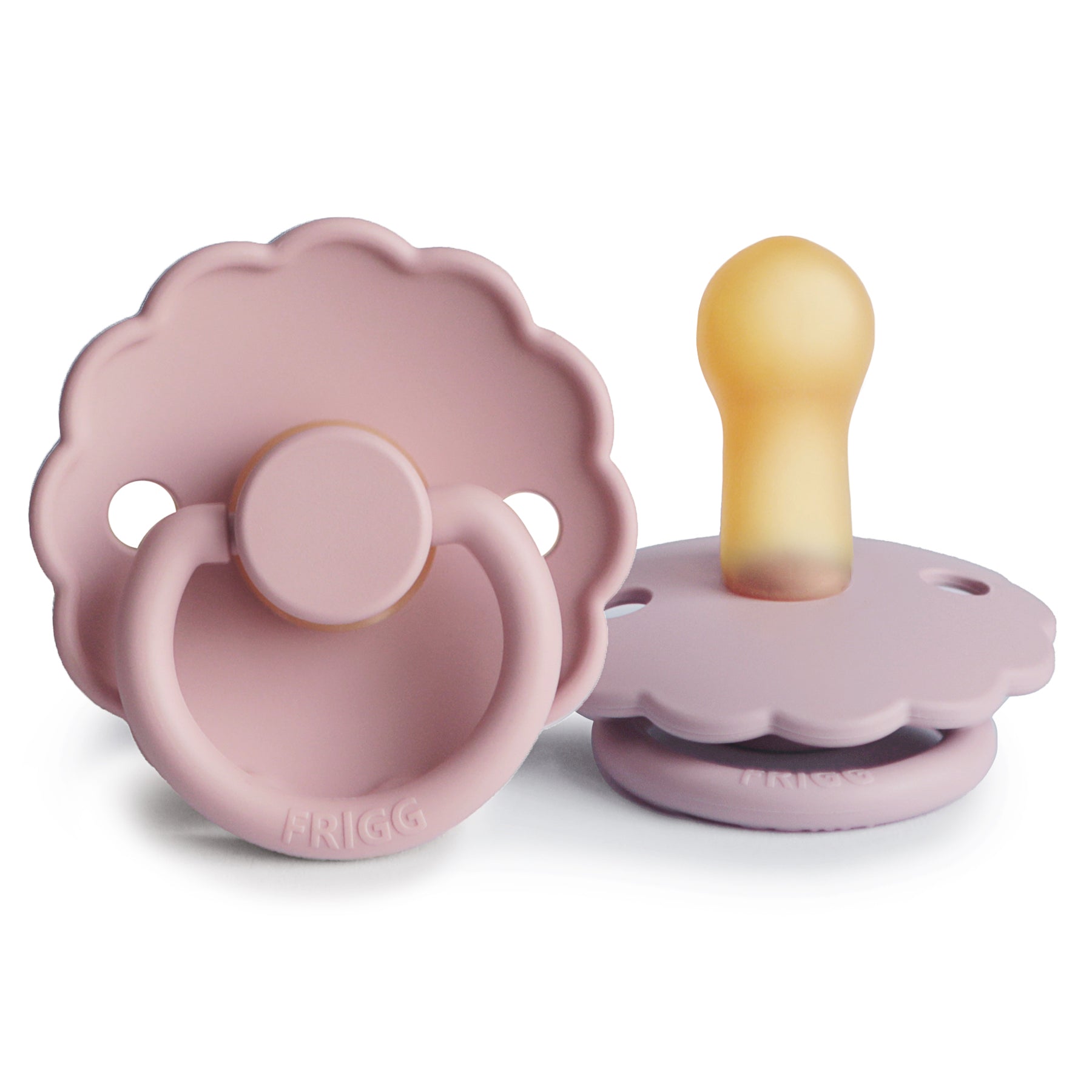 FRIGG Daisy Natural Rubber Pacifier 2-Pack {Drop Ship}