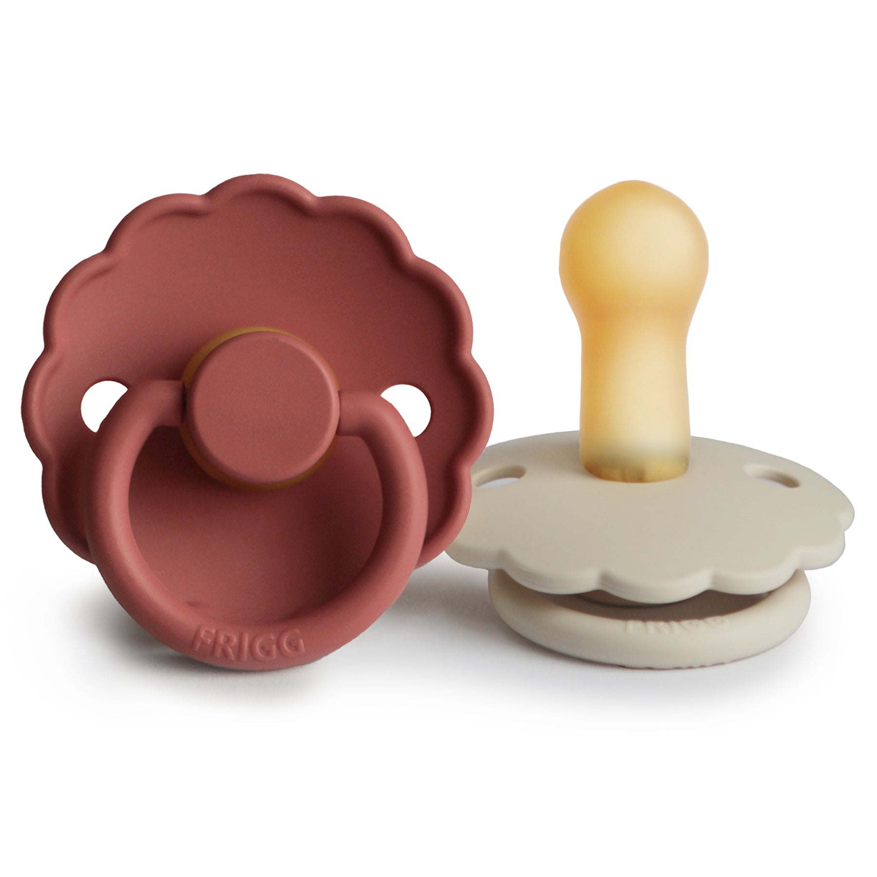 FRIGG Daisy Natural Rubber Pacifier 2-Pack {Drop Ship}