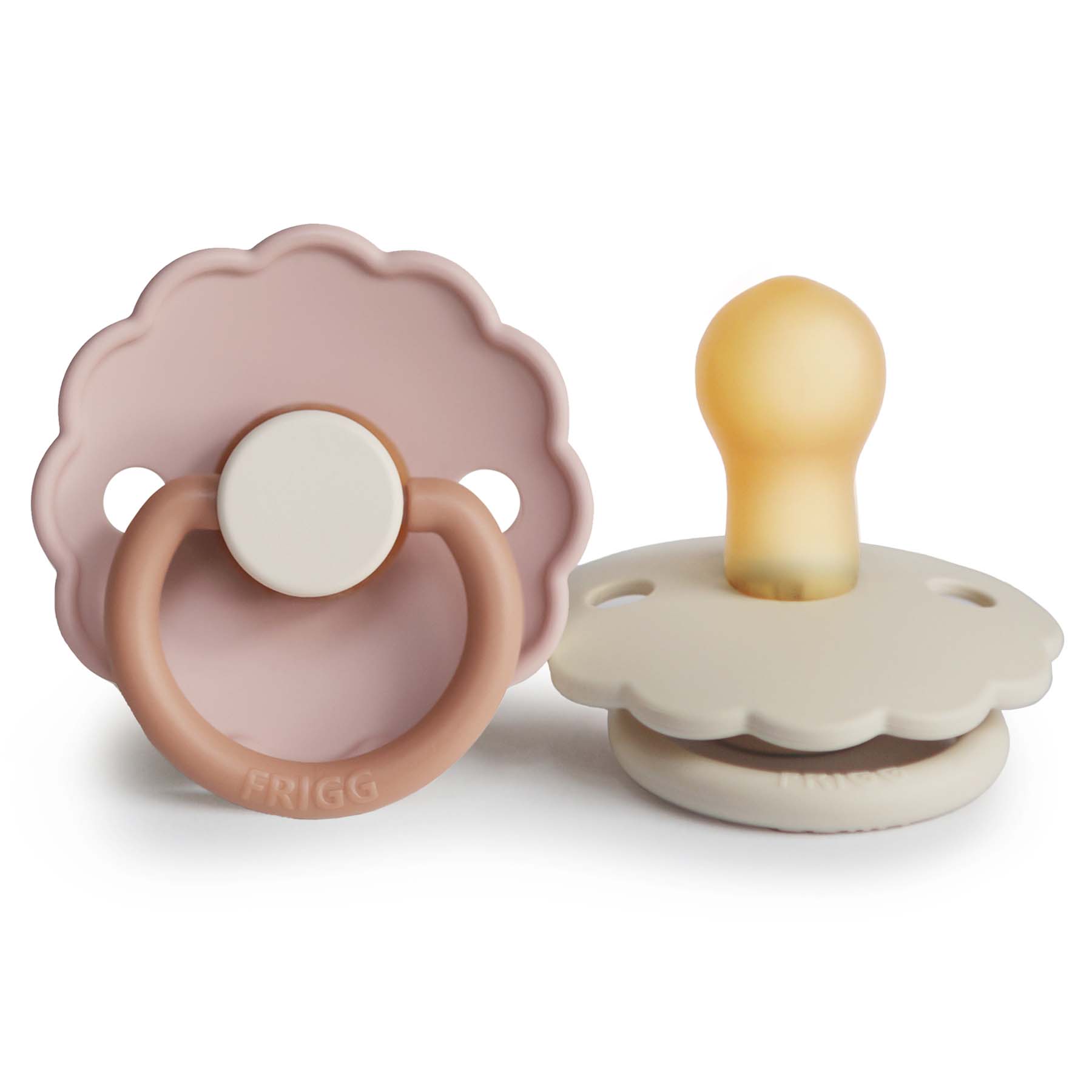 FRIGG Daisy Natural Rubber Pacifier 2-Pack {Drop Ship}