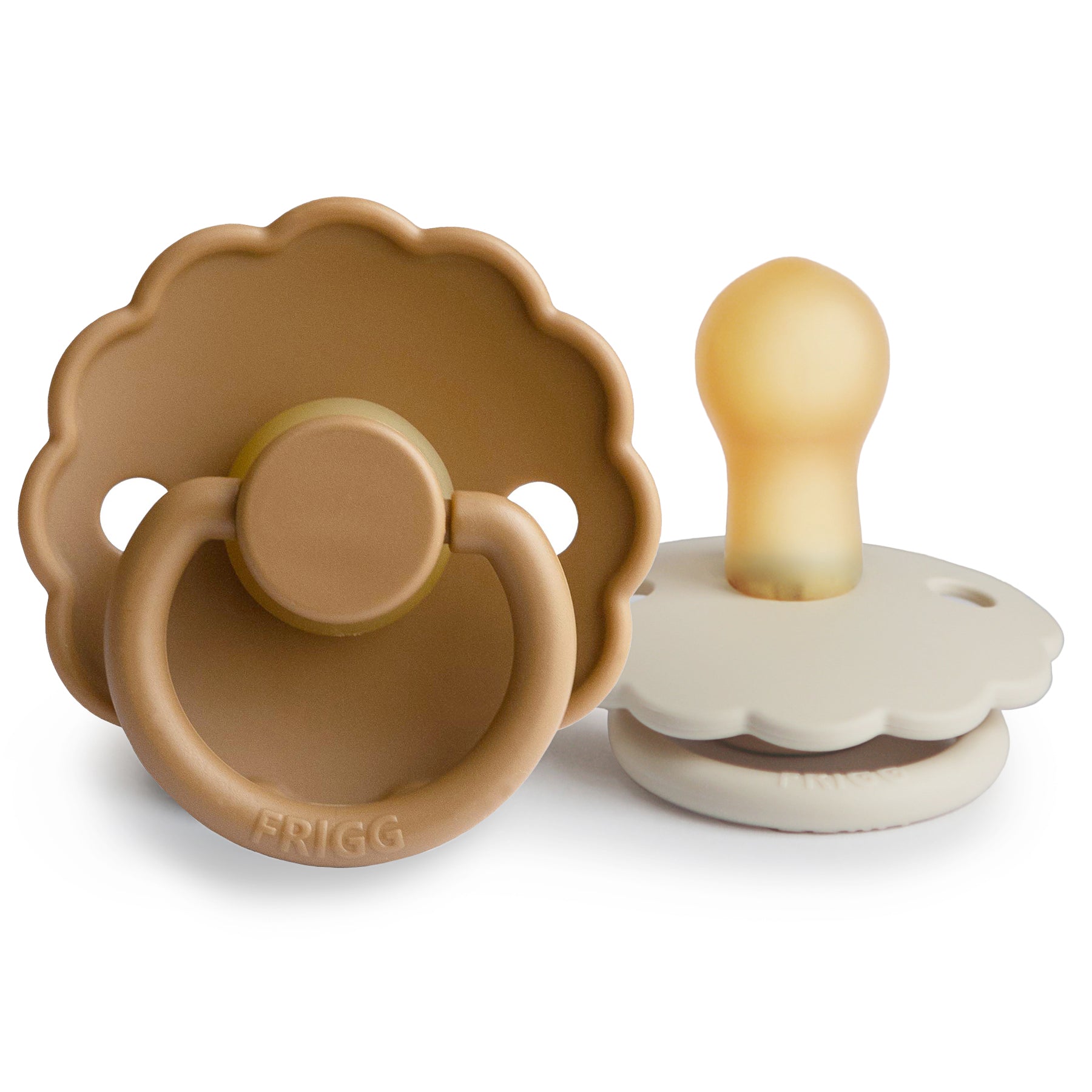 FRIGG Daisy Natural Rubber Pacifier 2-Pack {Drop Ship}