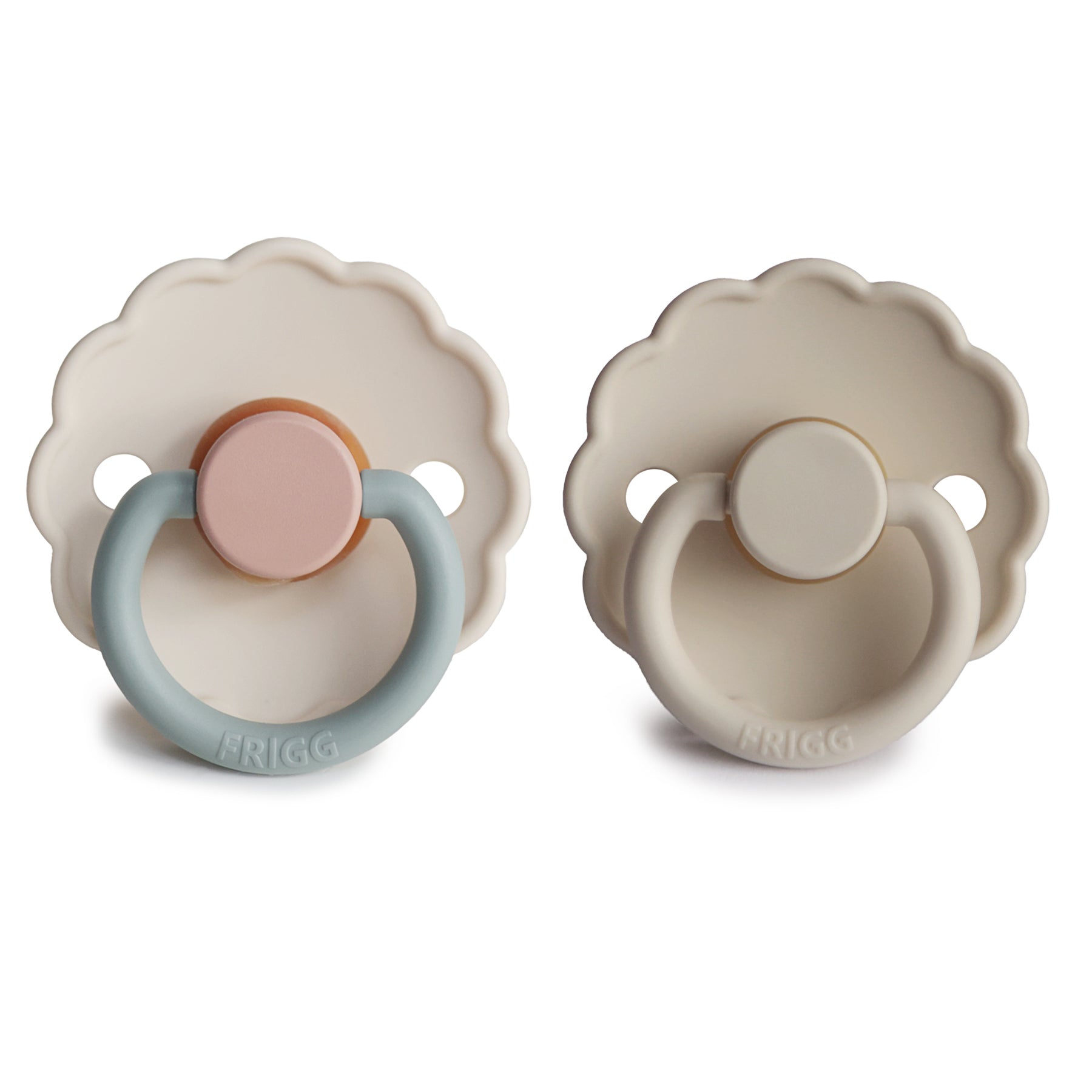 FRIGG Daisy Natural Rubber Pacifier 2-Pack {Drop Ship}