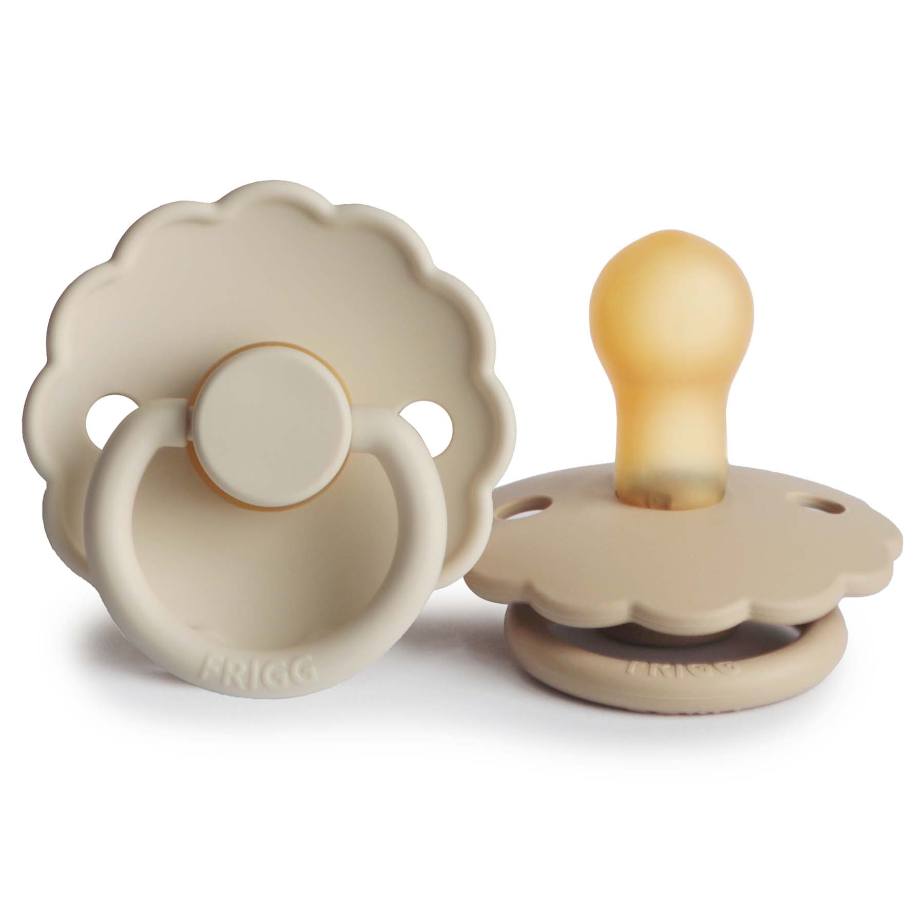 FRIGG Daisy Natural Rubber Pacifier 2-Pack {Drop Ship}
