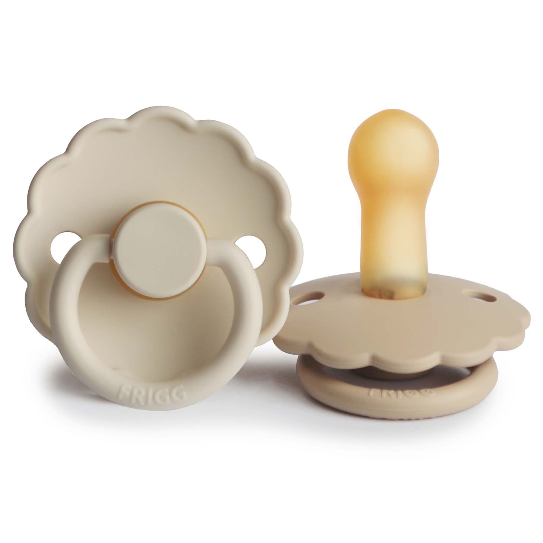 FRIGG Daisy Natural Rubber Pacifier 2-Pack {Drop Ship}