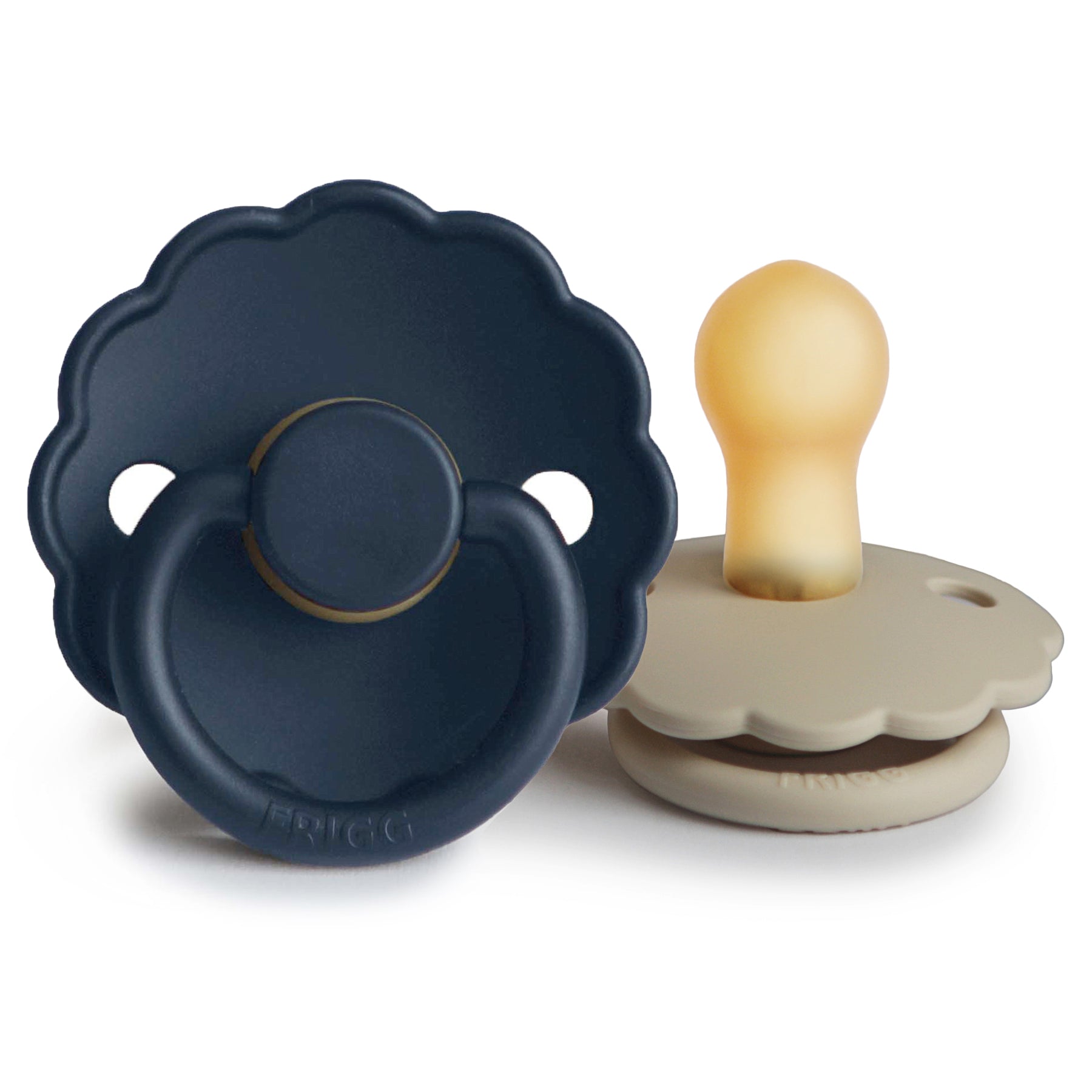 FRIGG Daisy Natural Rubber Pacifier 2-Pack {Drop Ship}