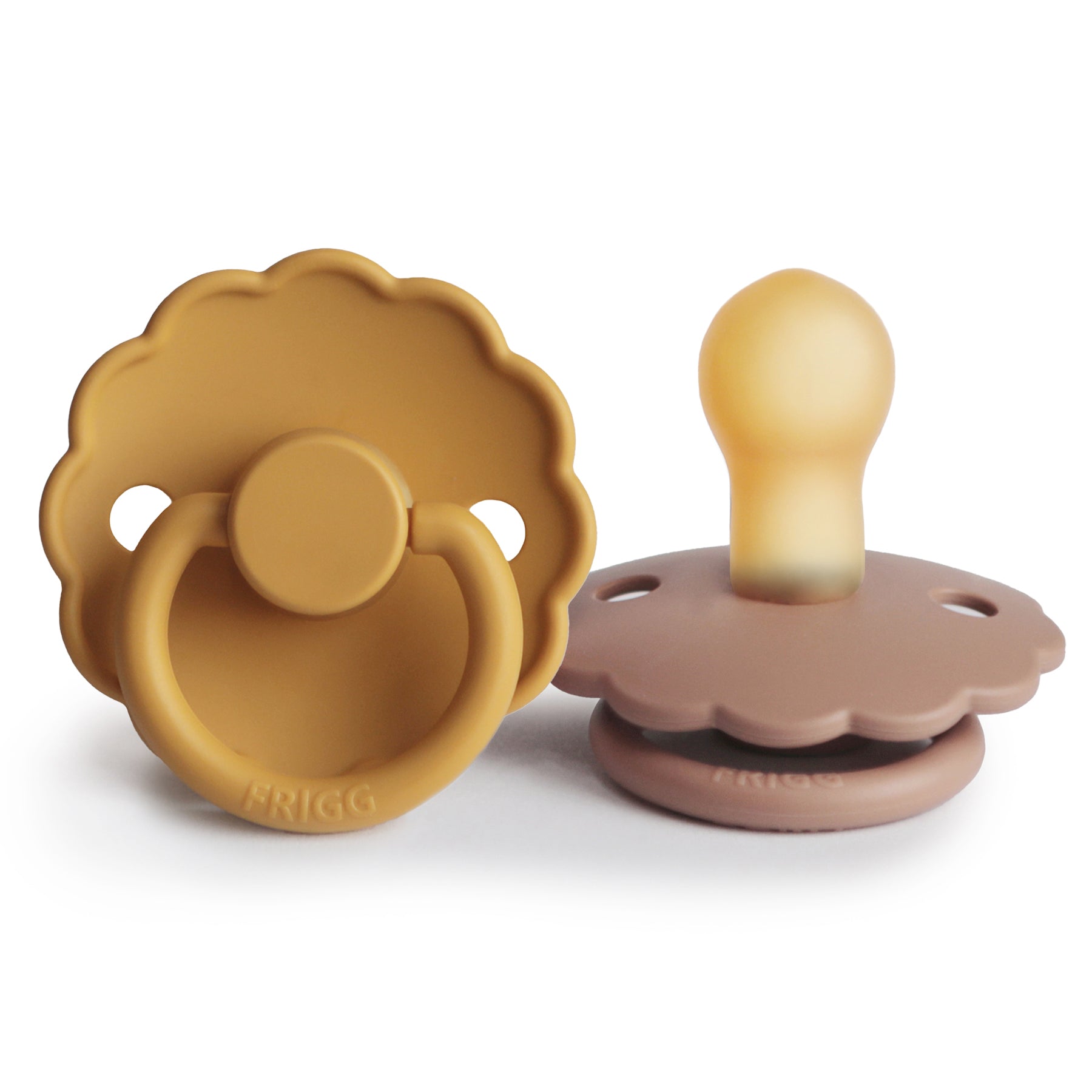 FRIGG Daisy Natural Rubber Pacifier 2-Pack {Drop Ship}