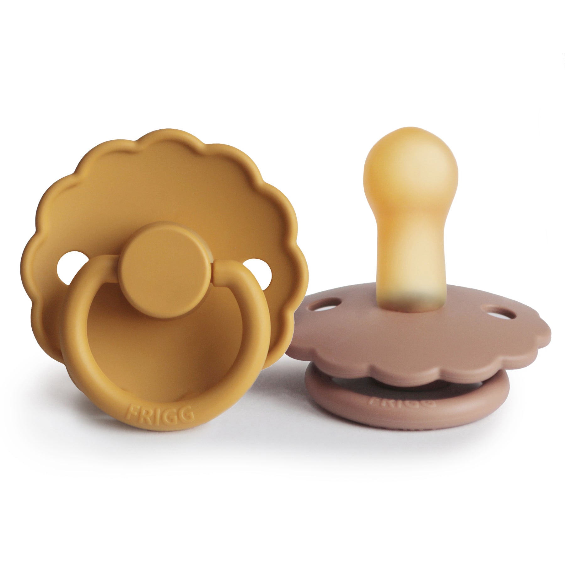 FRIGG Daisy Natural Rubber Pacifier 2-Pack {Drop Ship}