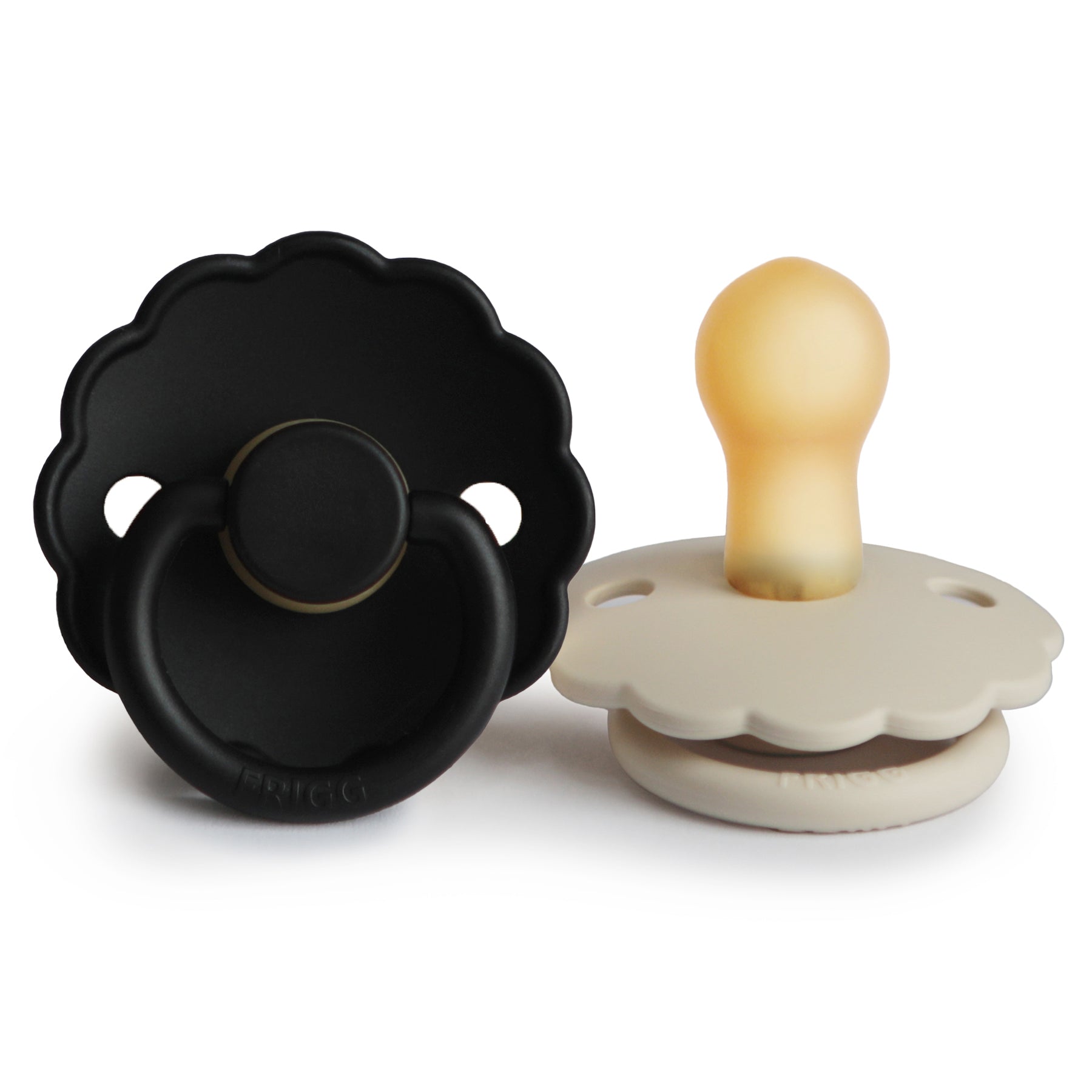 FRIGG Daisy Natural Rubber Pacifier 2-Pack {Drop Ship}