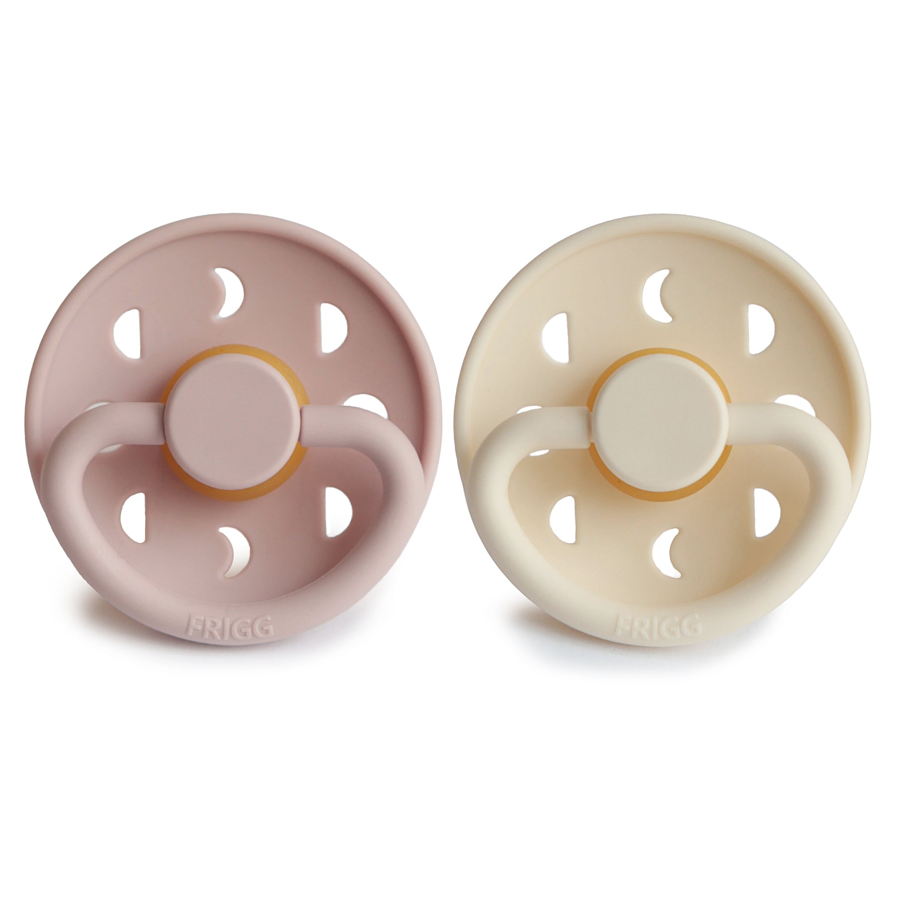 FRIGG Moon Natural Rubber Pacifier 2-Pack {Drop Ship}