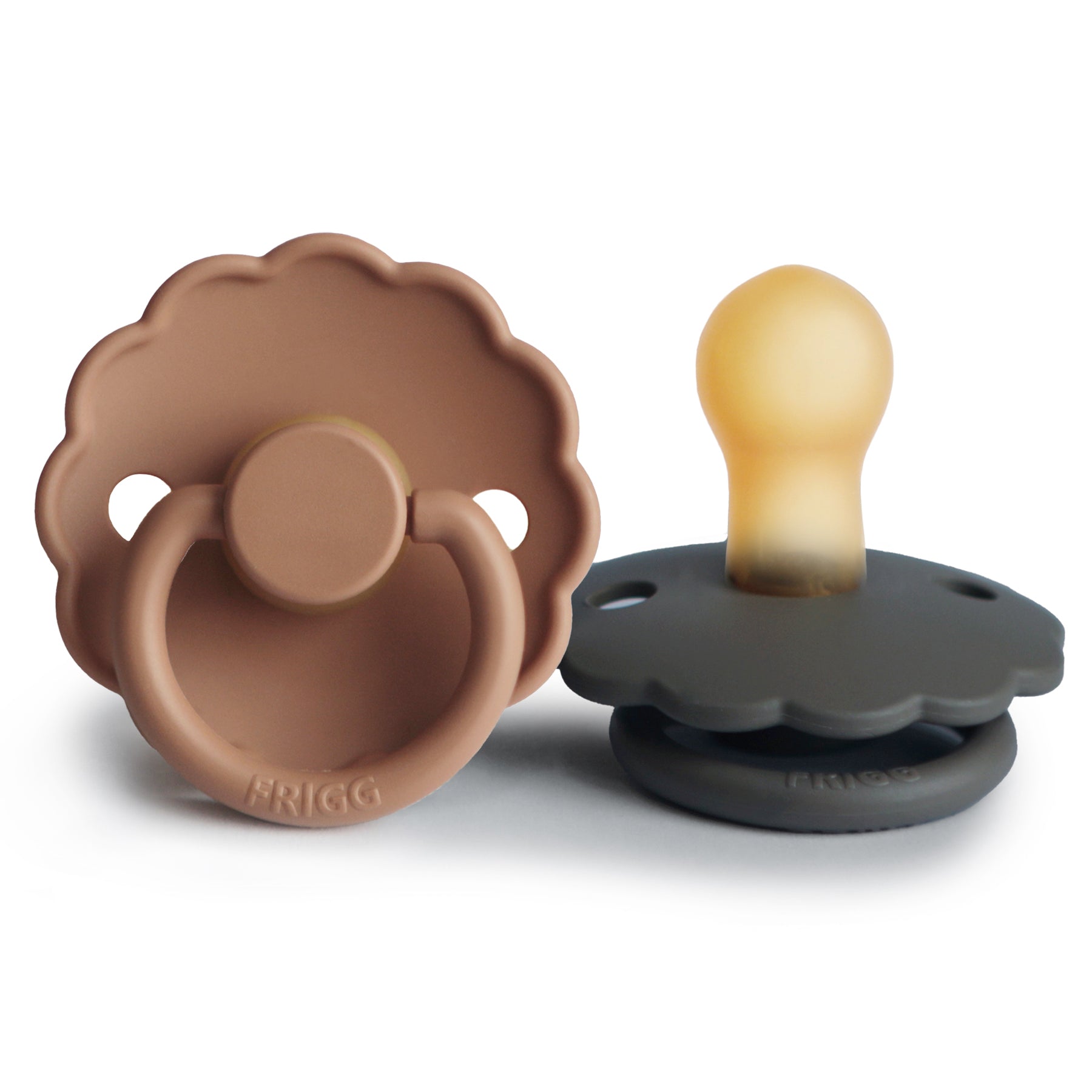 FRIGG Daisy Natural Rubber Pacifier 2-Pack {Drop Ship}