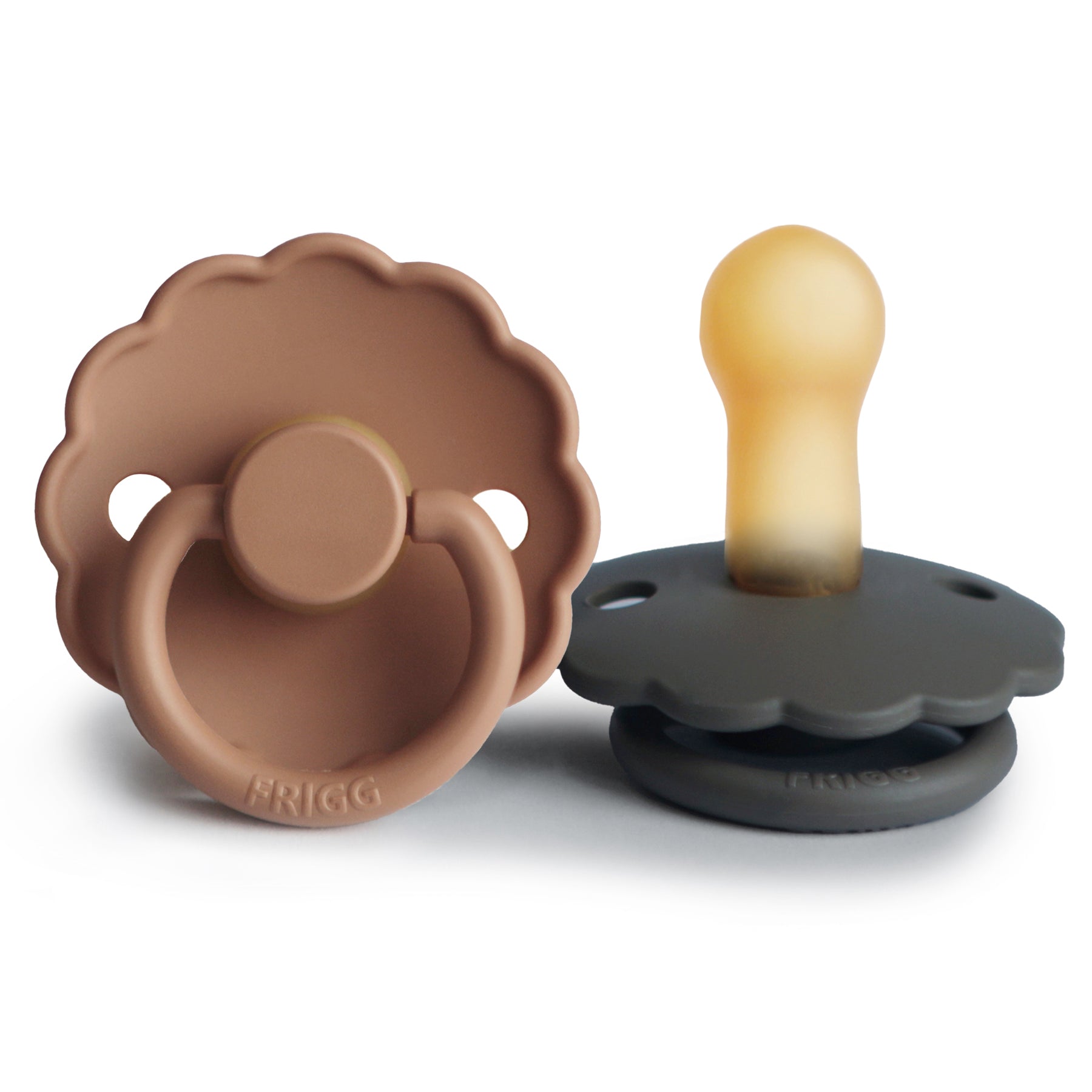 FRIGG Daisy Natural Rubber Pacifier 2-Pack {Drop Ship}
