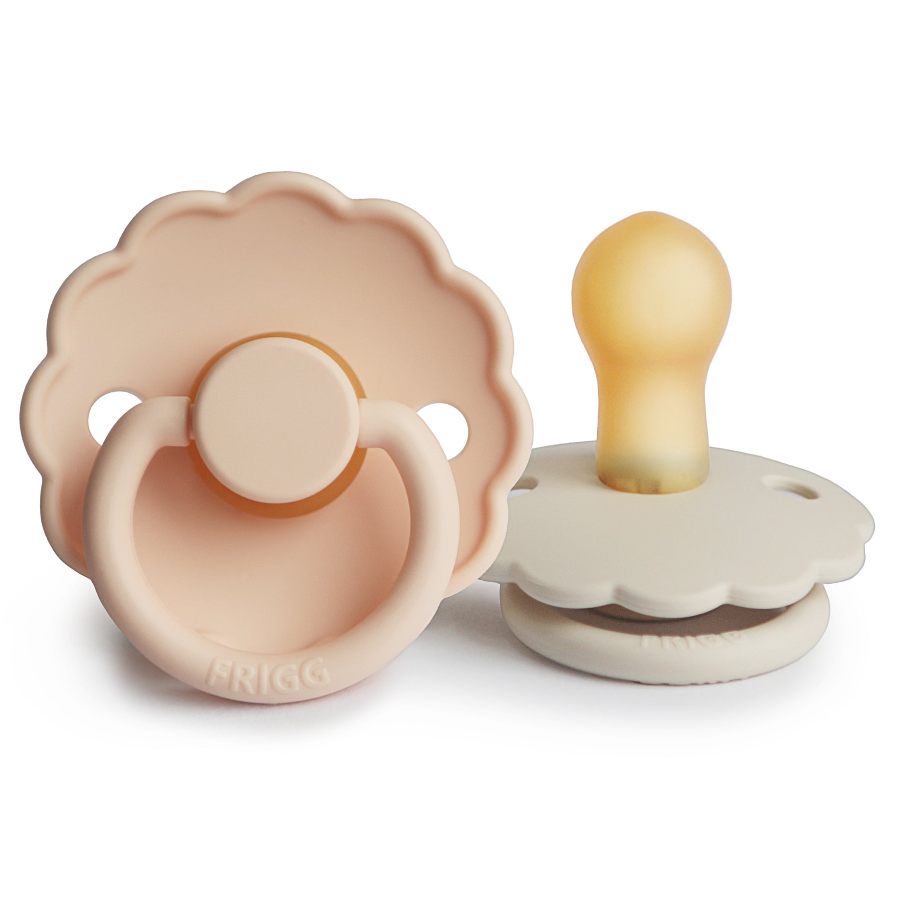 FRIGG Daisy Natural Rubber Pacifier 2-Pack {Drop Ship}