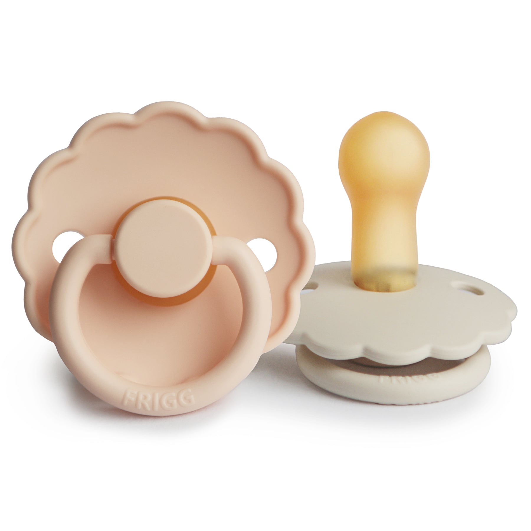 FRIGG Daisy Natural Rubber Pacifier 2-Pack {Drop Ship}