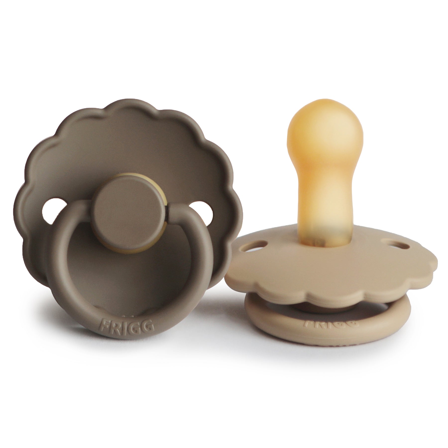 FRIGG Daisy Natural Rubber Pacifier 2-Pack {Drop Ship}