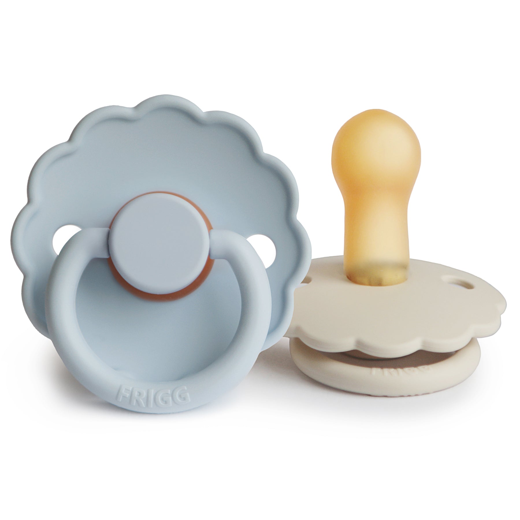 FRIGG Daisy Natural Rubber Pacifier 2-Pack {Drop Ship}