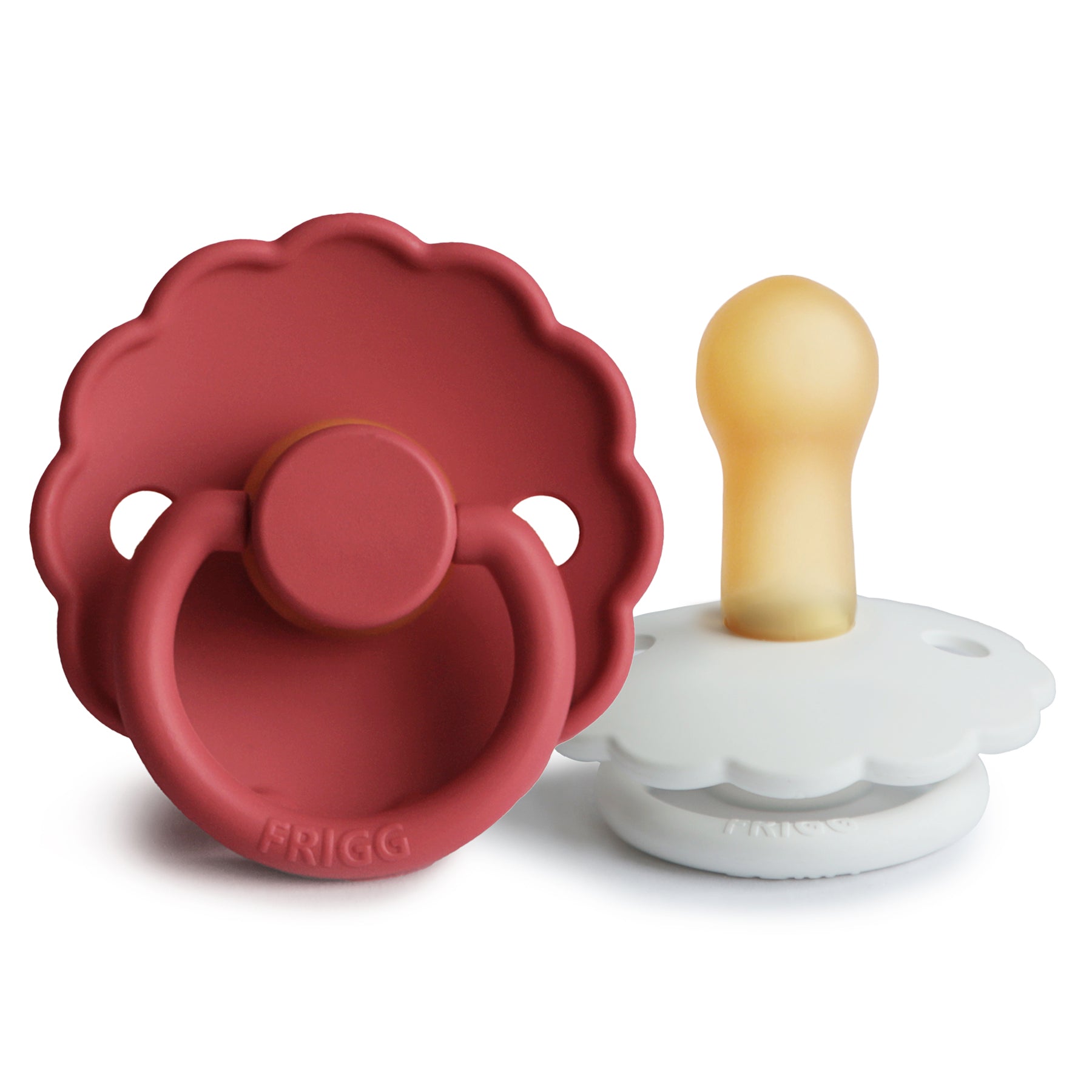FRIGG Daisy Natural Rubber Pacifier 2-Pack {Drop Ship}