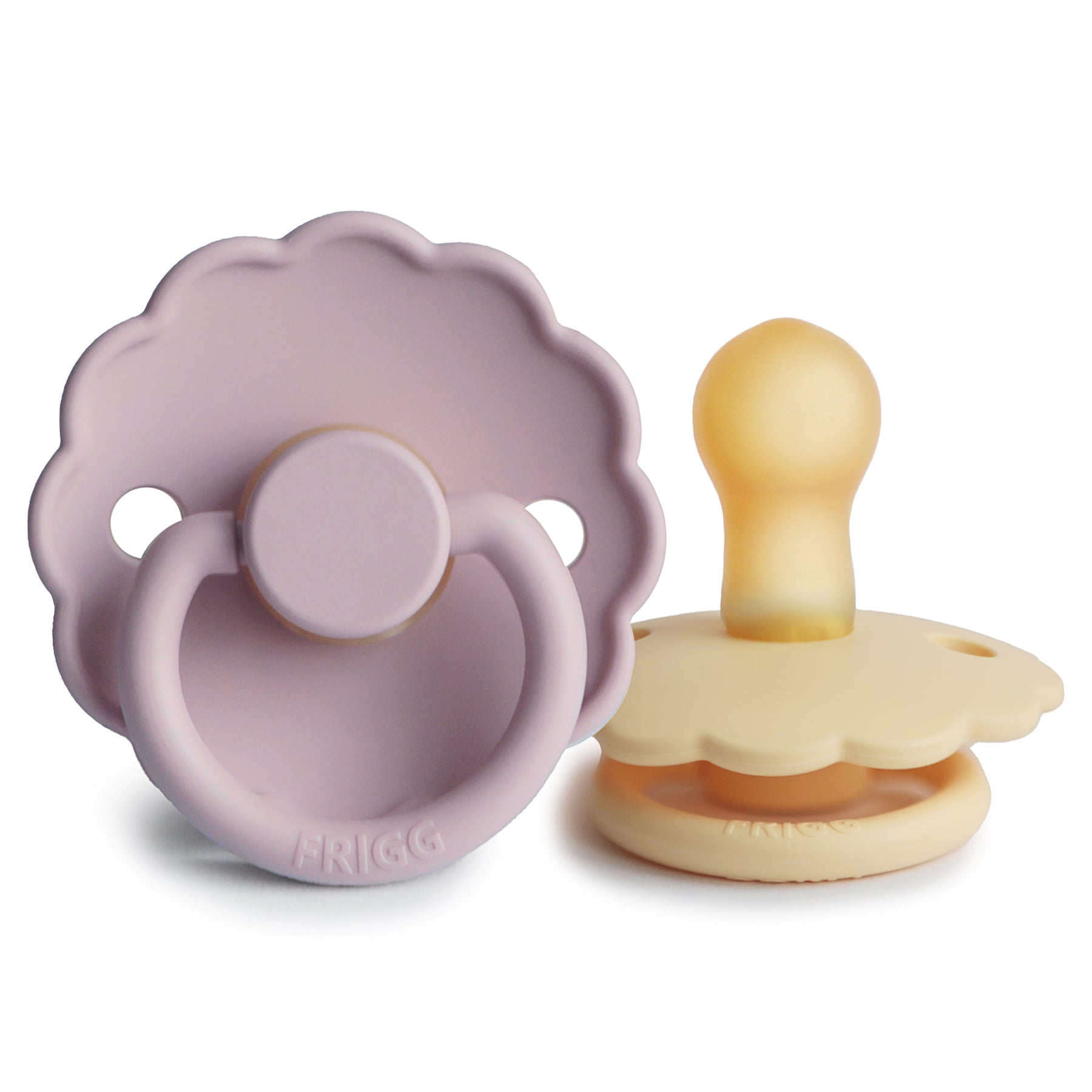 FRIGG Daisy Natural Rubber Pacifier 2-Pack {Drop Ship}