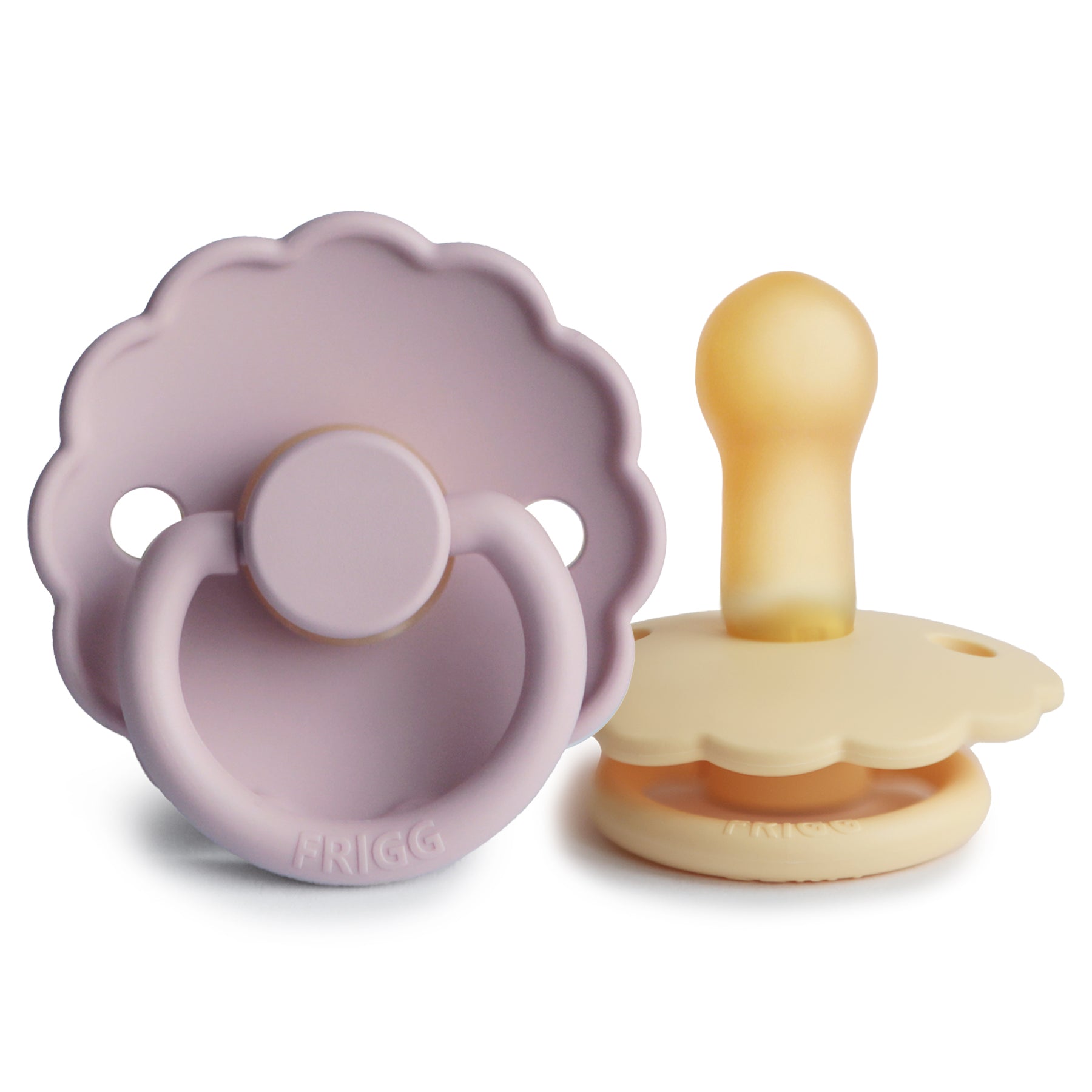 FRIGG Daisy Natural Rubber Pacifier 2-Pack {Drop Ship}