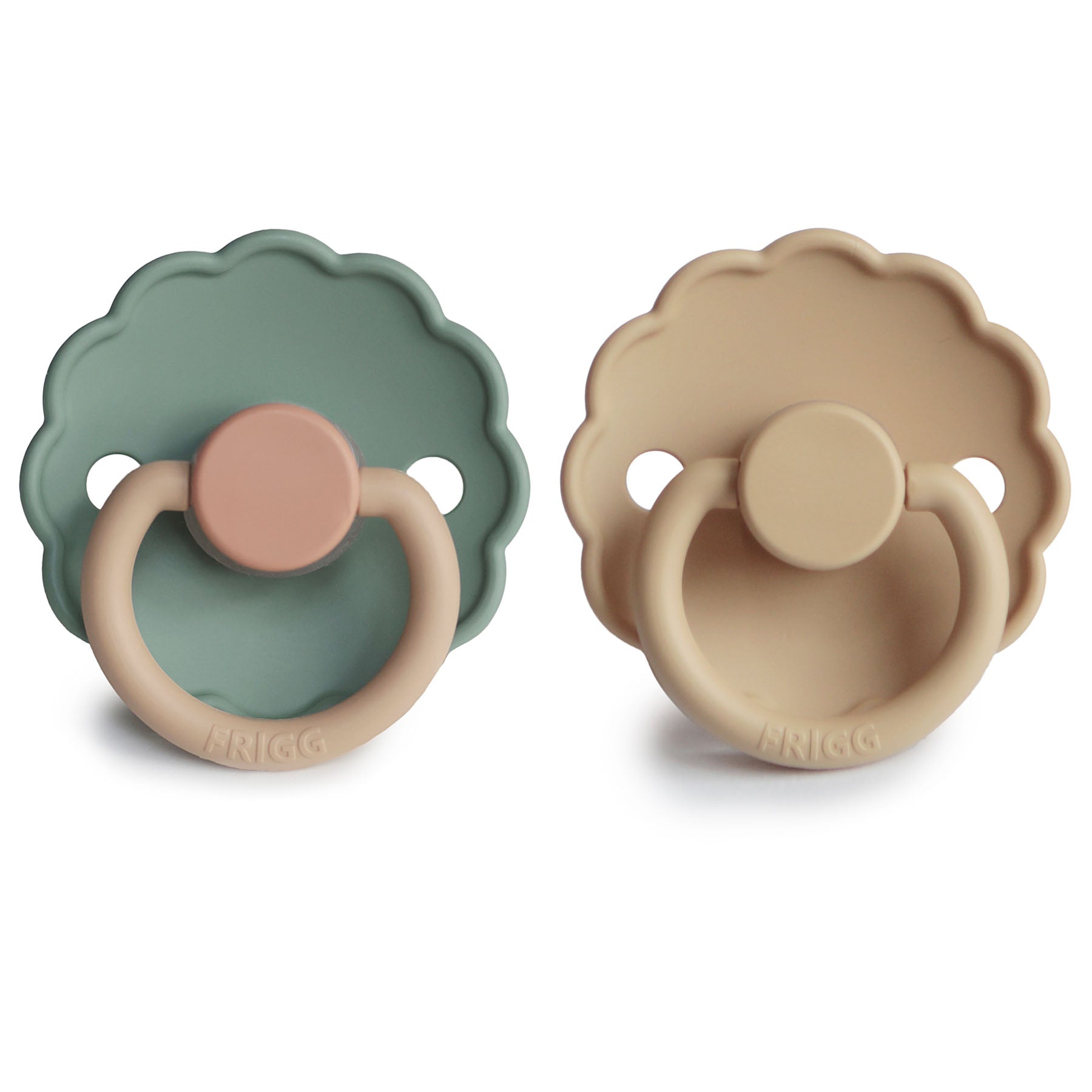 FRIGG Daisy Silicone Pacifier 2-Pack {Drop Ship}