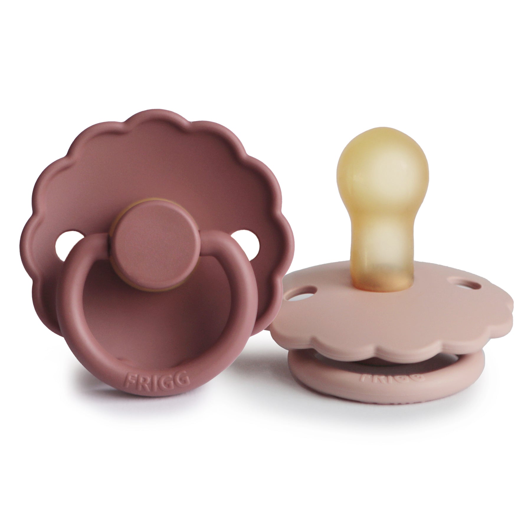 FRIGG Daisy Natural Rubber Pacifier 2-Pack {Drop Ship}