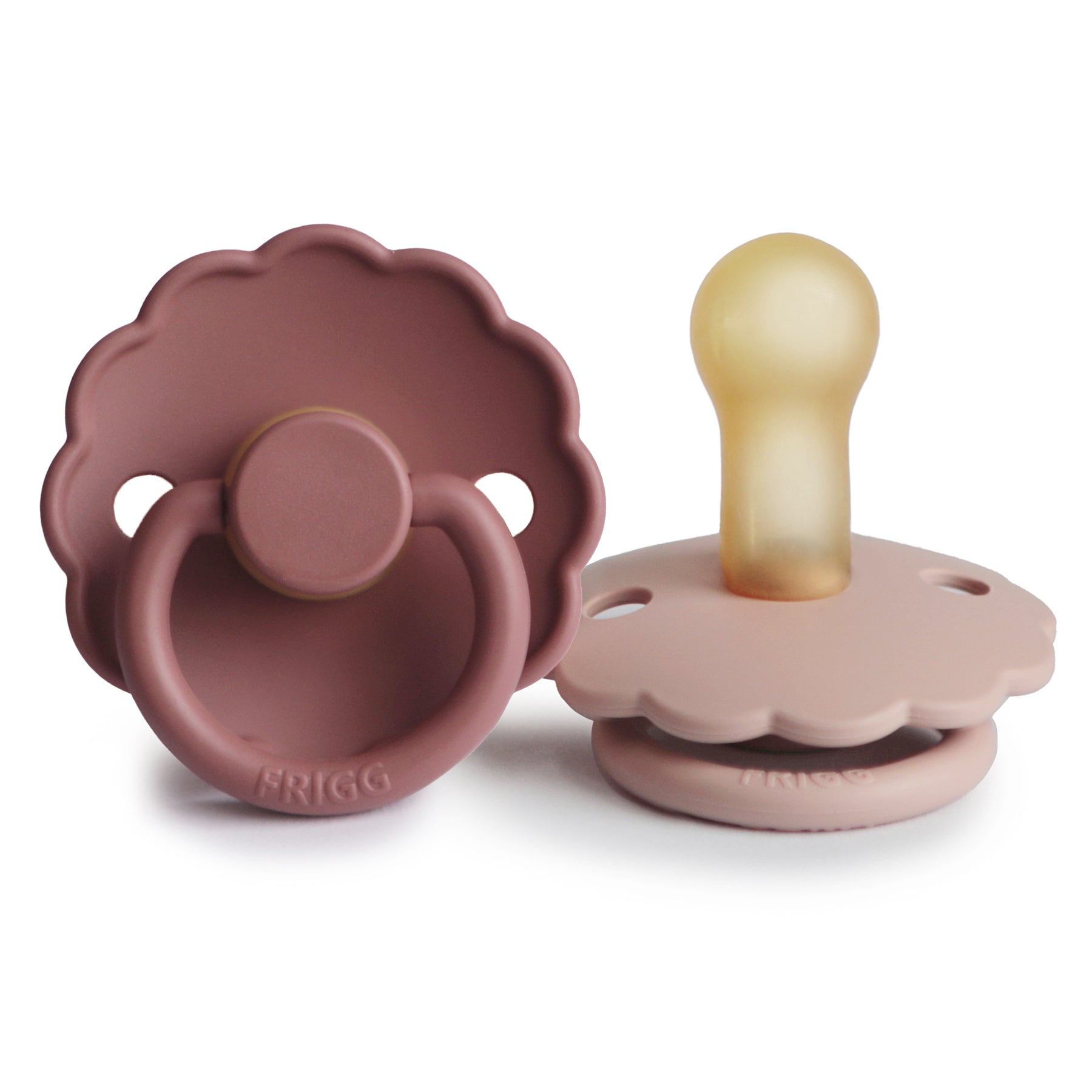 FRIGG Daisy Natural Rubber Pacifier 2-Pack {Drop Ship}