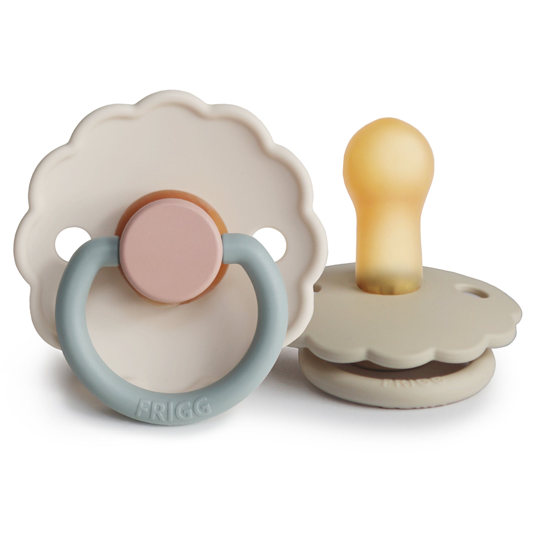 FRIGG Daisy Natural Rubber Pacifier 2-Pack {Drop Ship}
