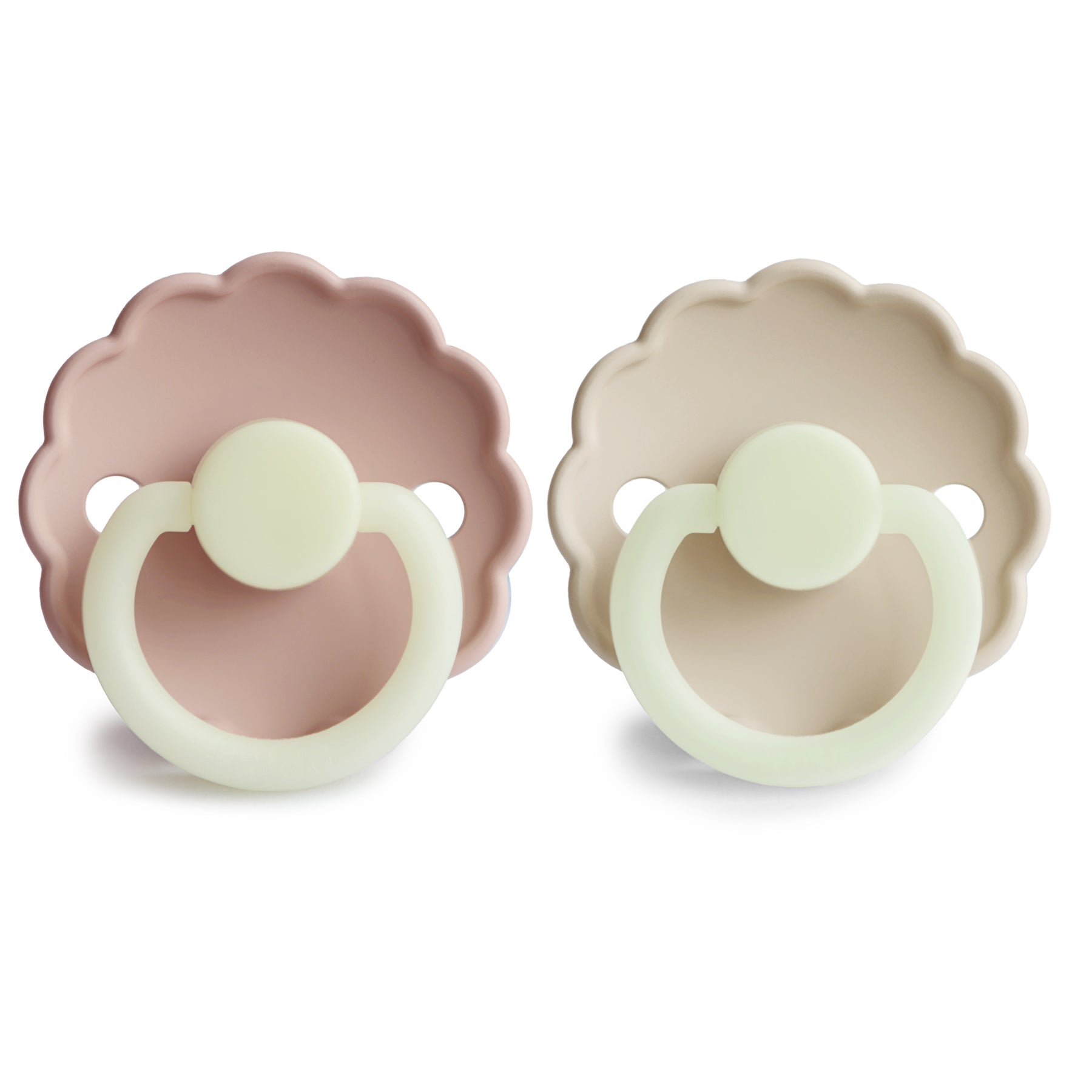 FRIGG Daisy Night Silicone Pacifier 2-Pack {Drop Ship}