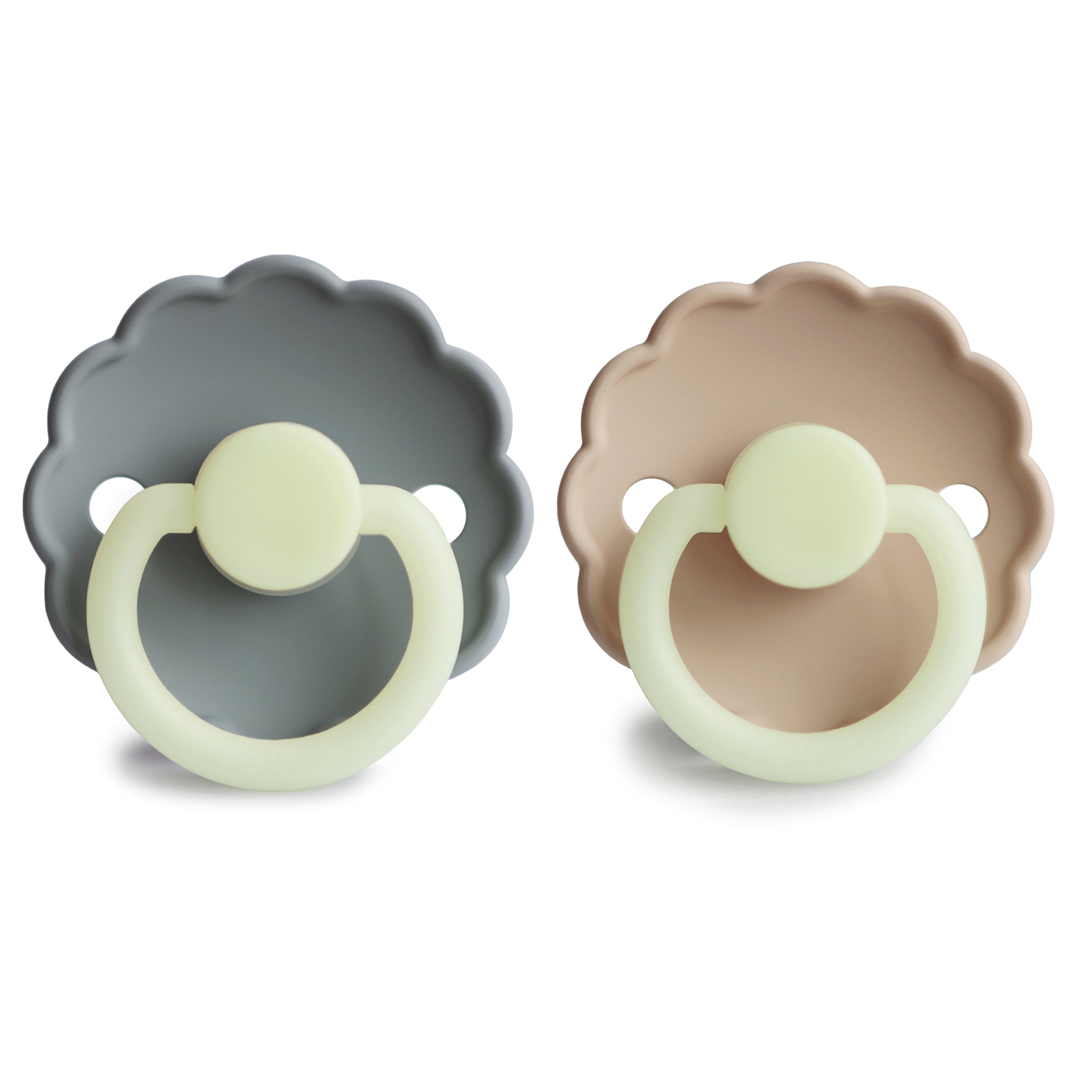 FRIGG Daisy Night Silicone Pacifier 2-Pack {Drop Ship}