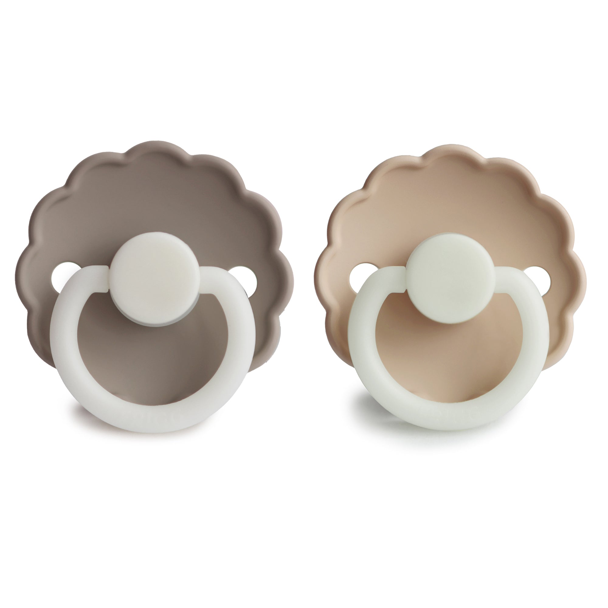 FRIGG Daisy Night Silicone Pacifier 2-Pack {Drop Ship}