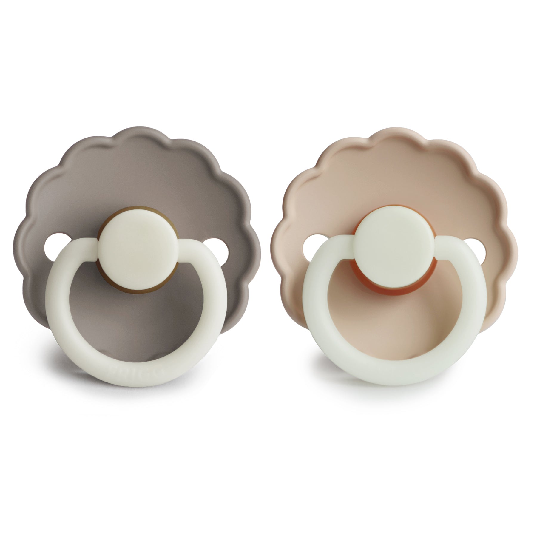 FRIGG Daisy Night Natural Rubber Pacifier 2-Pack {Drop Ship}