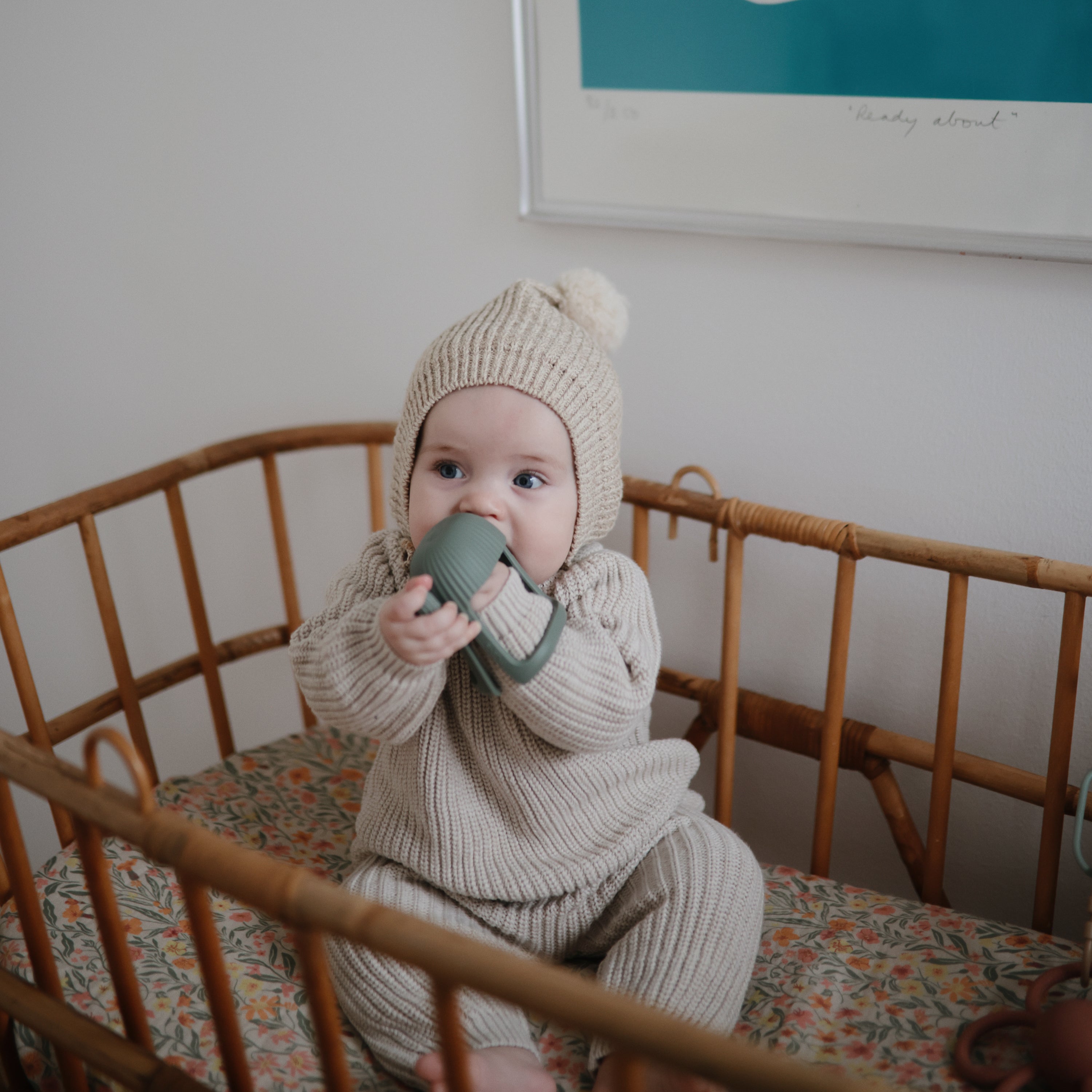 No-Drop Cactus Teether (Dried Thyme) {Drop Ship}