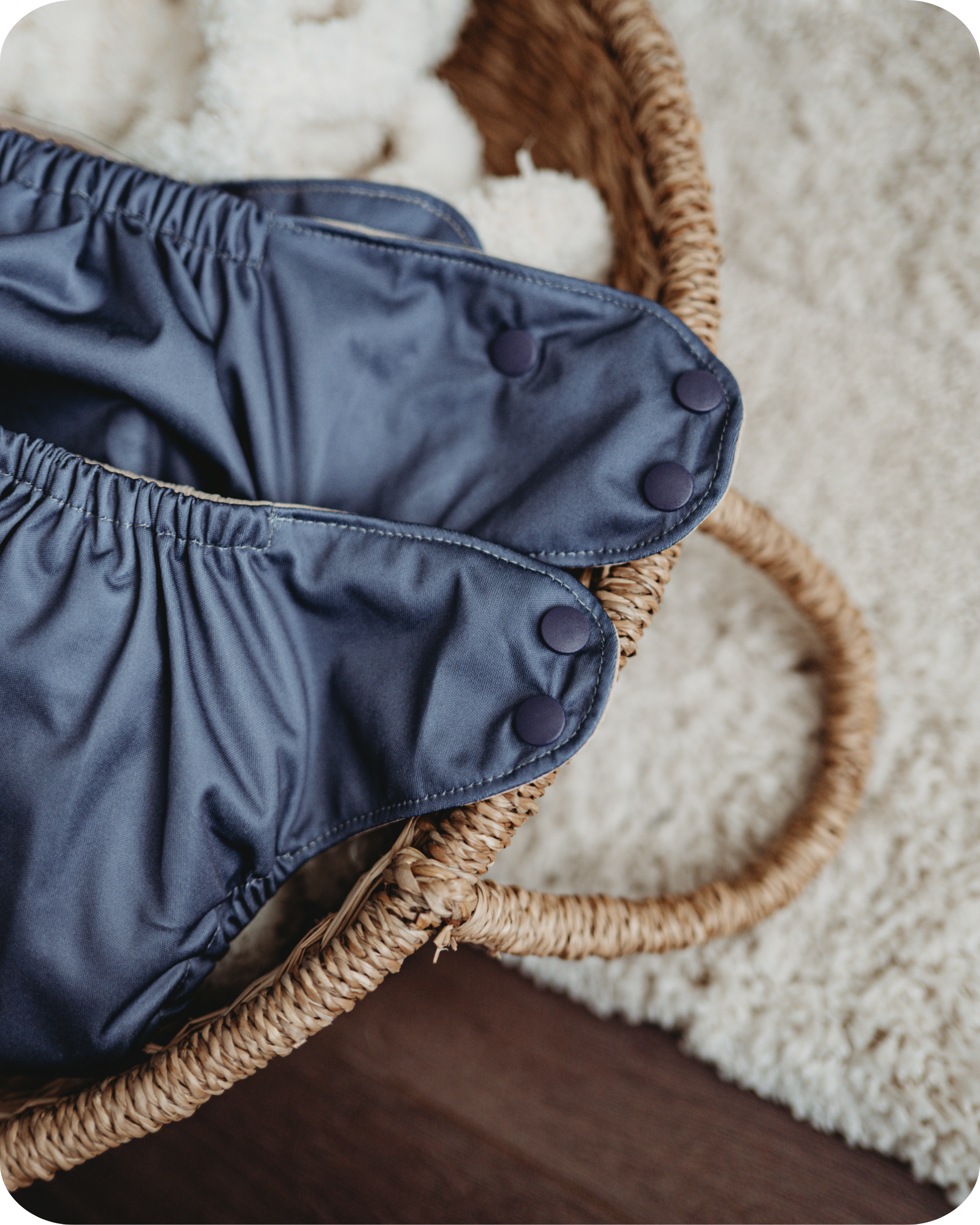 Indigo - (POCKET DIAPER)