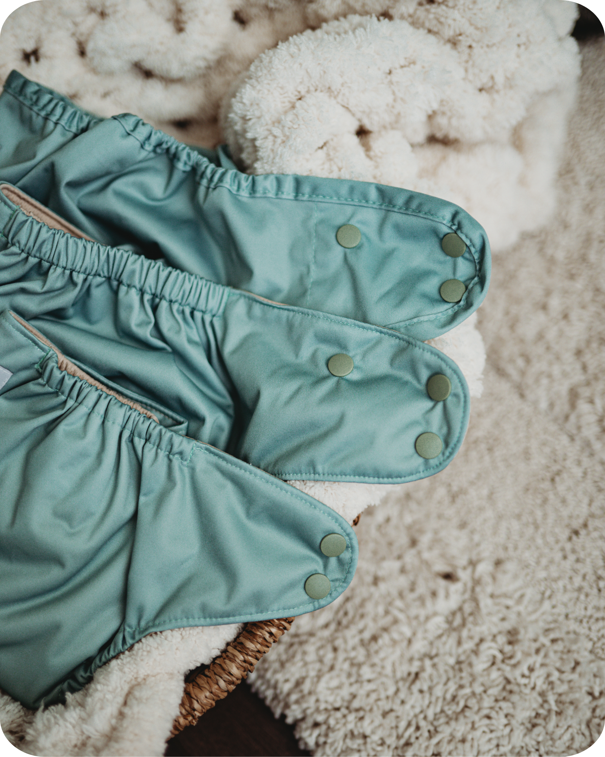 Seafoam - (POCKET DIAPER)