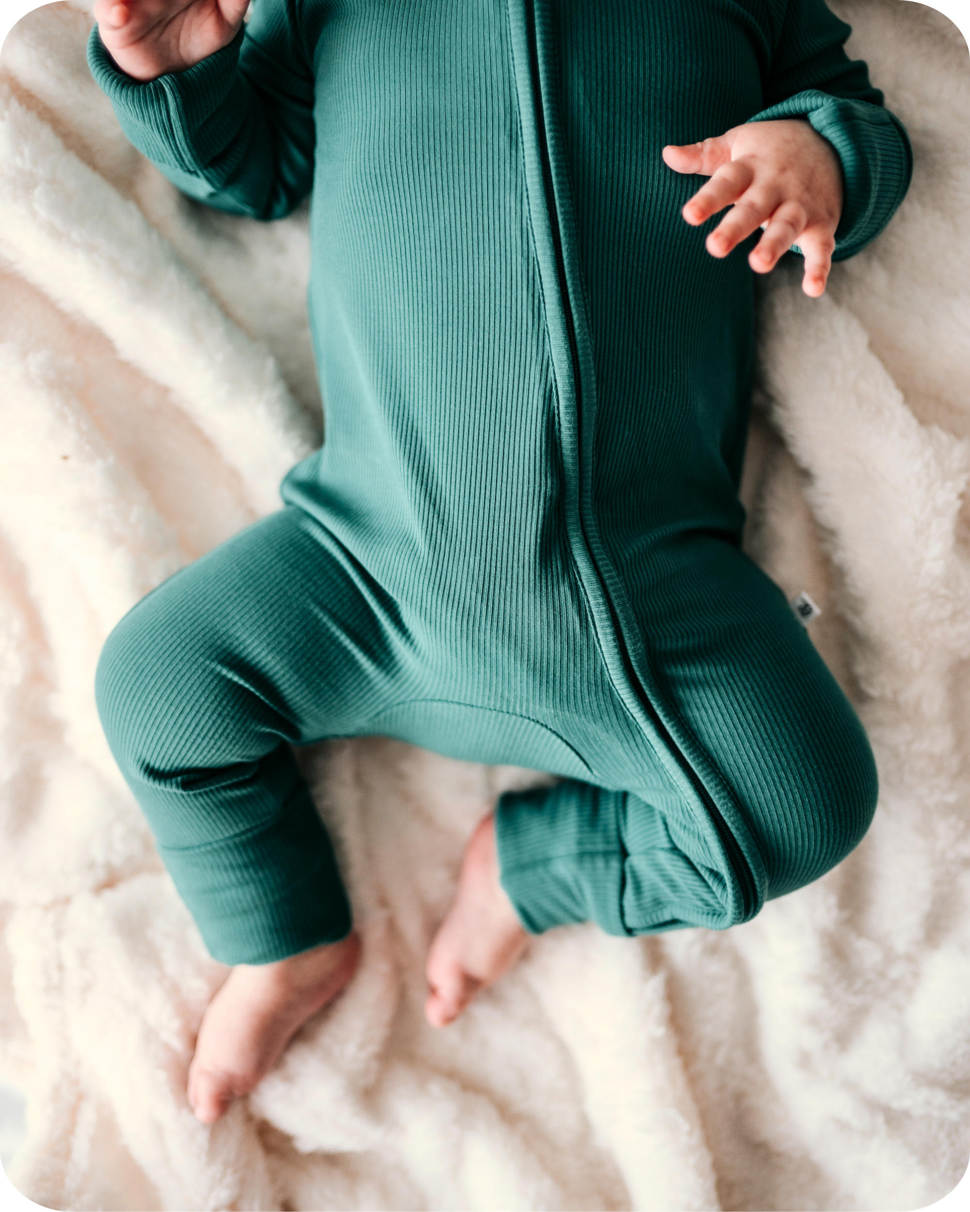 Fir - (Snug Zip Ribbed)